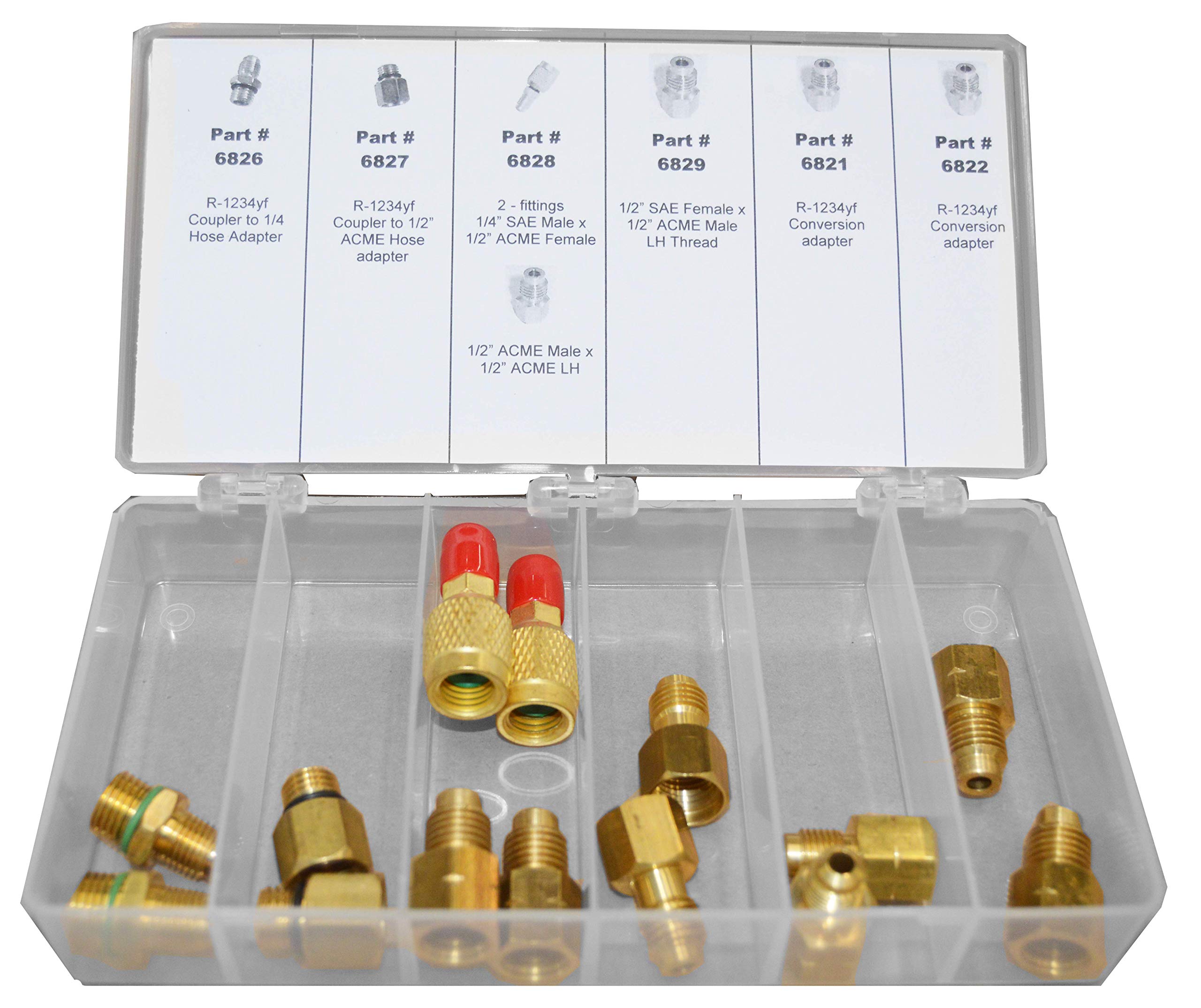 FJC 6072yf R1234yf Manifold/Hose Adapter Assortment