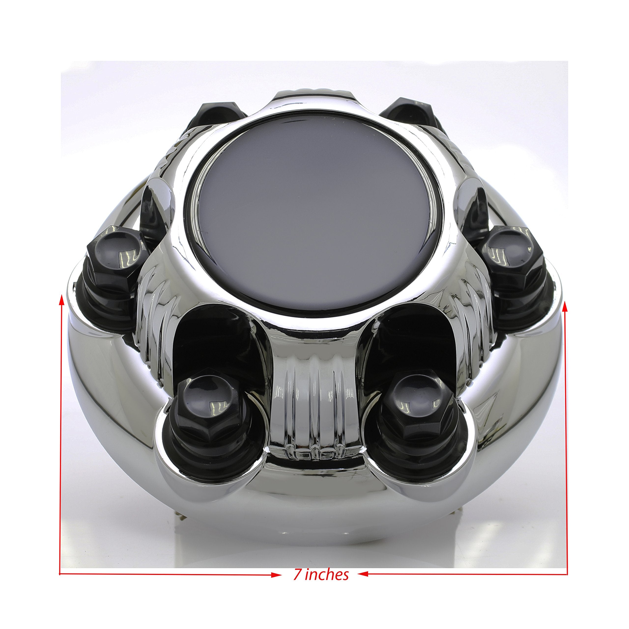Set of 4 Replacement Aftermarket Center Caps Hub Cover (Fits Chevy & GMC Only 6 Lug Wheels) 16'' & 17'' Inch Wheel - Part Number