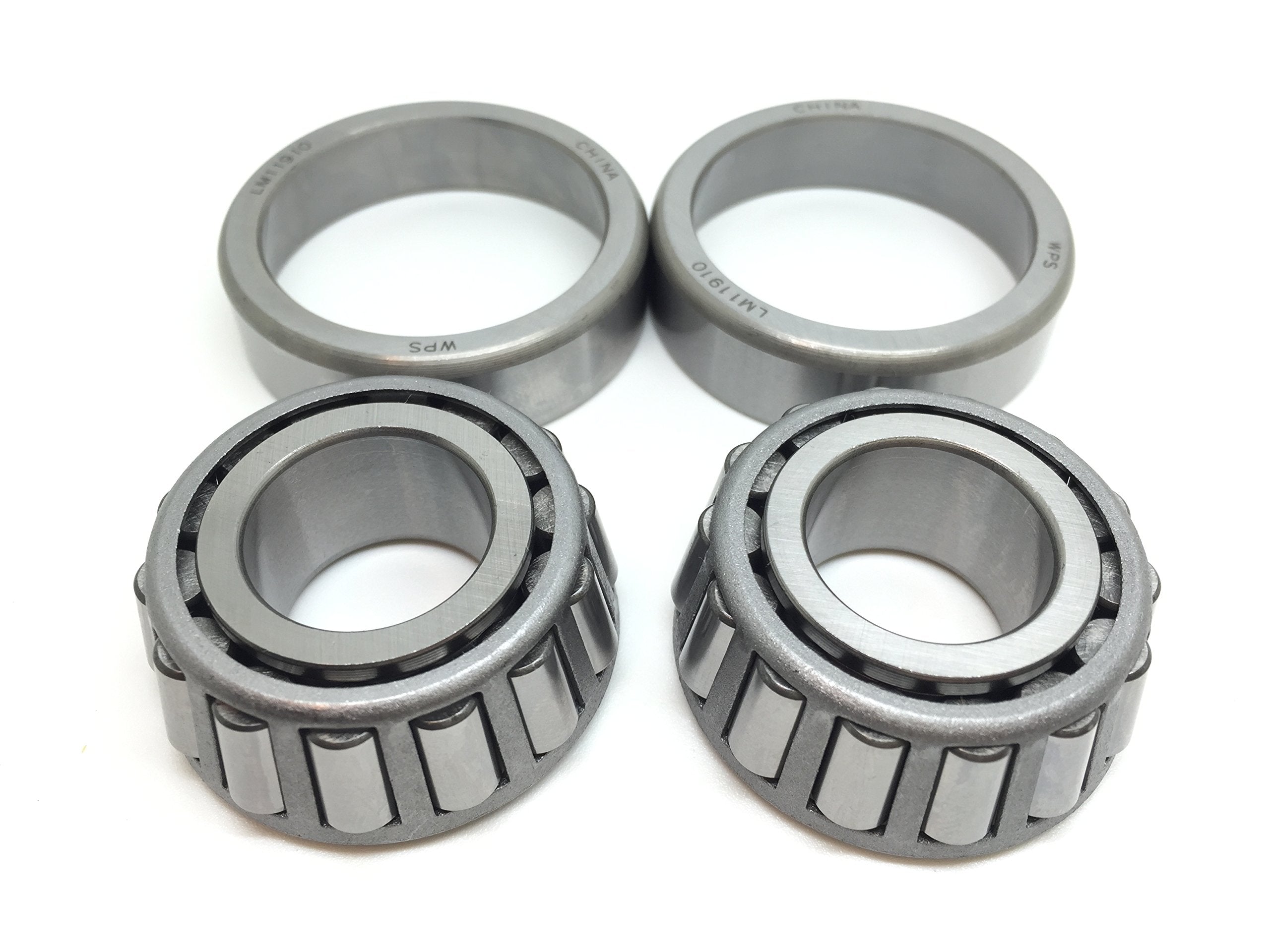(Set of 2) Trailer/Agricultural Hub Wheel Bearing Set WPS (TM) LM11949 LM11910 I.D. 0.75 x O.D. 1.781
