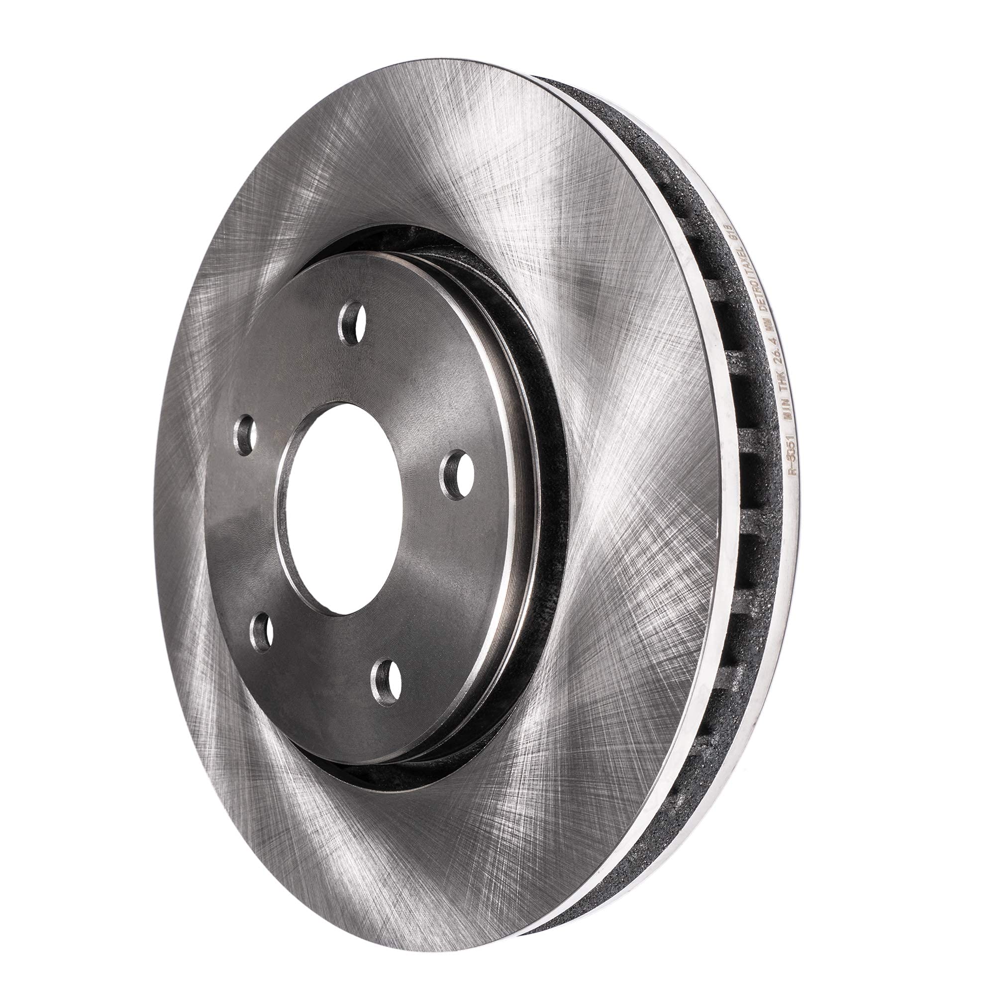 Detroit Axle - Brake Rotors For 10-17 Chevrolet Equinox Gmc Terrain 2010 2011 2012 2013 2014 2015 2016 2017 Brakes Rotors Replac