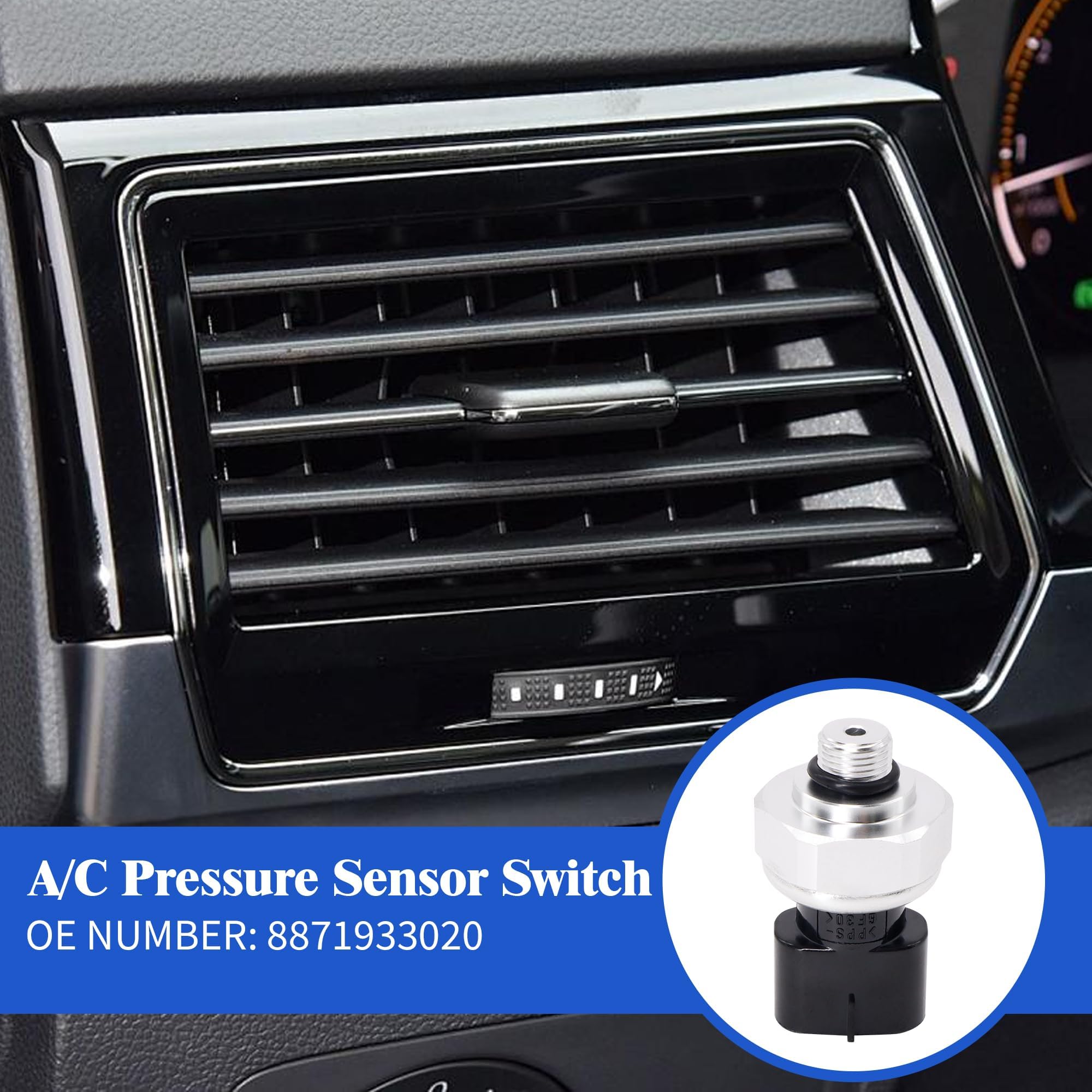 Hisport 88719-33020 A/C Pressure Sensor Switch - Pressure Transducer Compatible With Lexus Ct200H Es300H Gs F Gs350 Is350, Scion