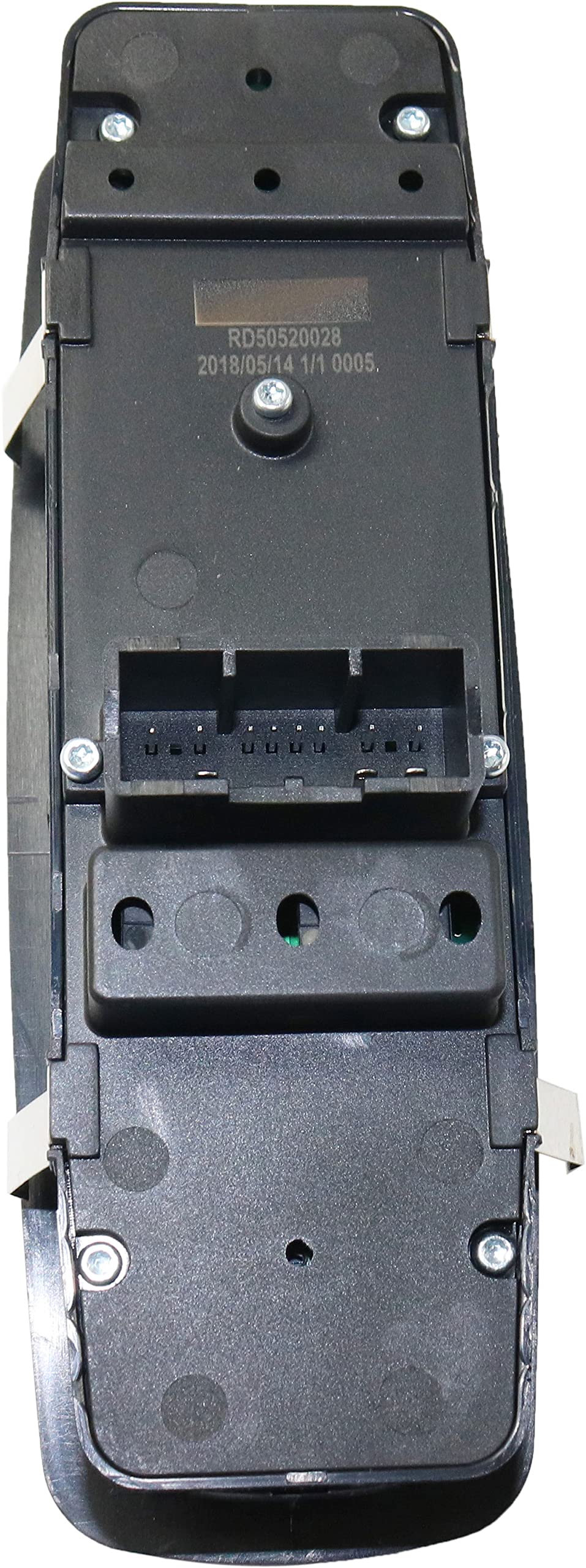 Evan Fischer Master Power Window Switch Compatible With Dodge Journey 2012-2019 Black With Driver And Passenger Auto Down 8-Pron