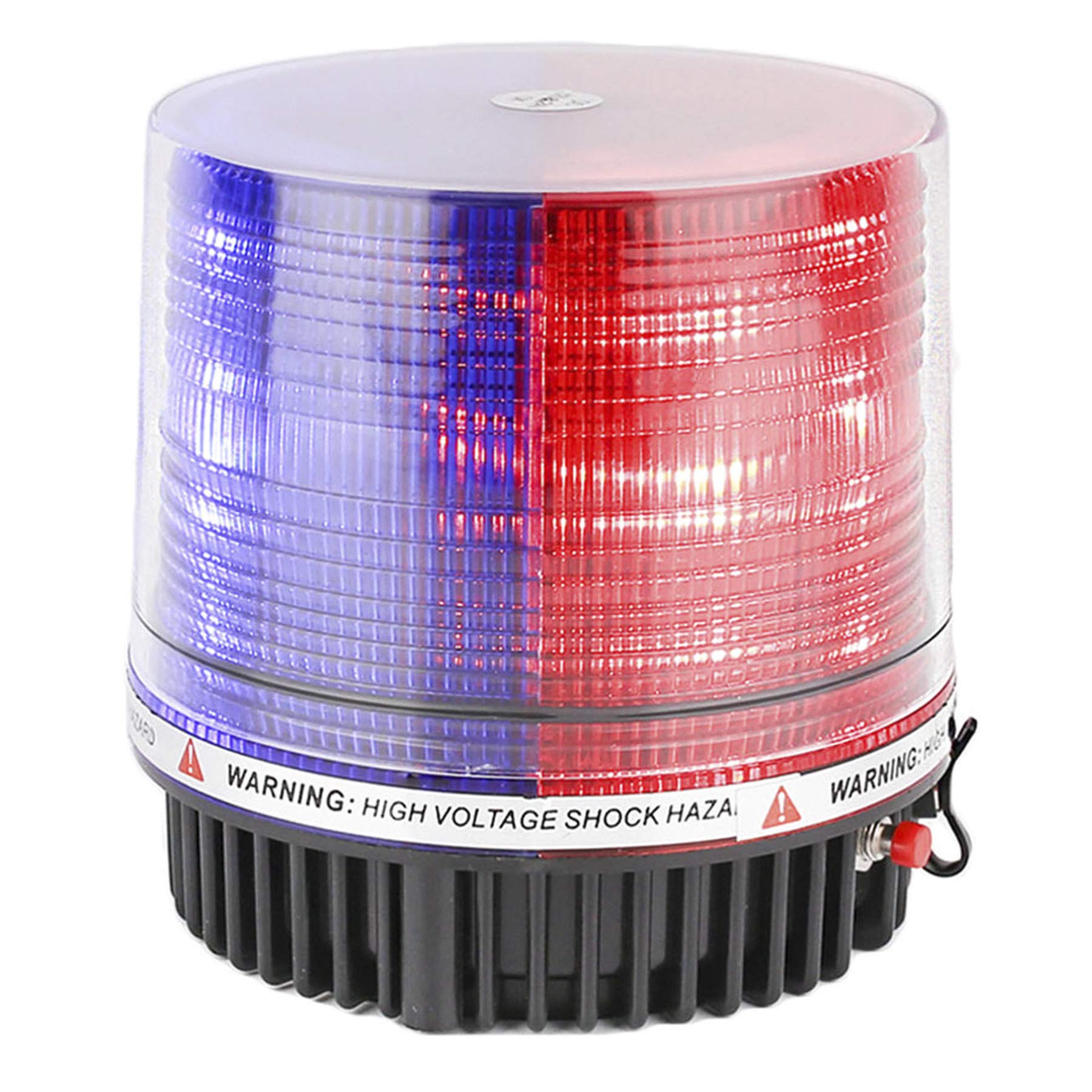 Le-Jx Red And Blue Wireless Rotating Beacon Led Strobe Warning Light Roof Top Plow Hazard Flash Emergency Lights 12V With Magnet