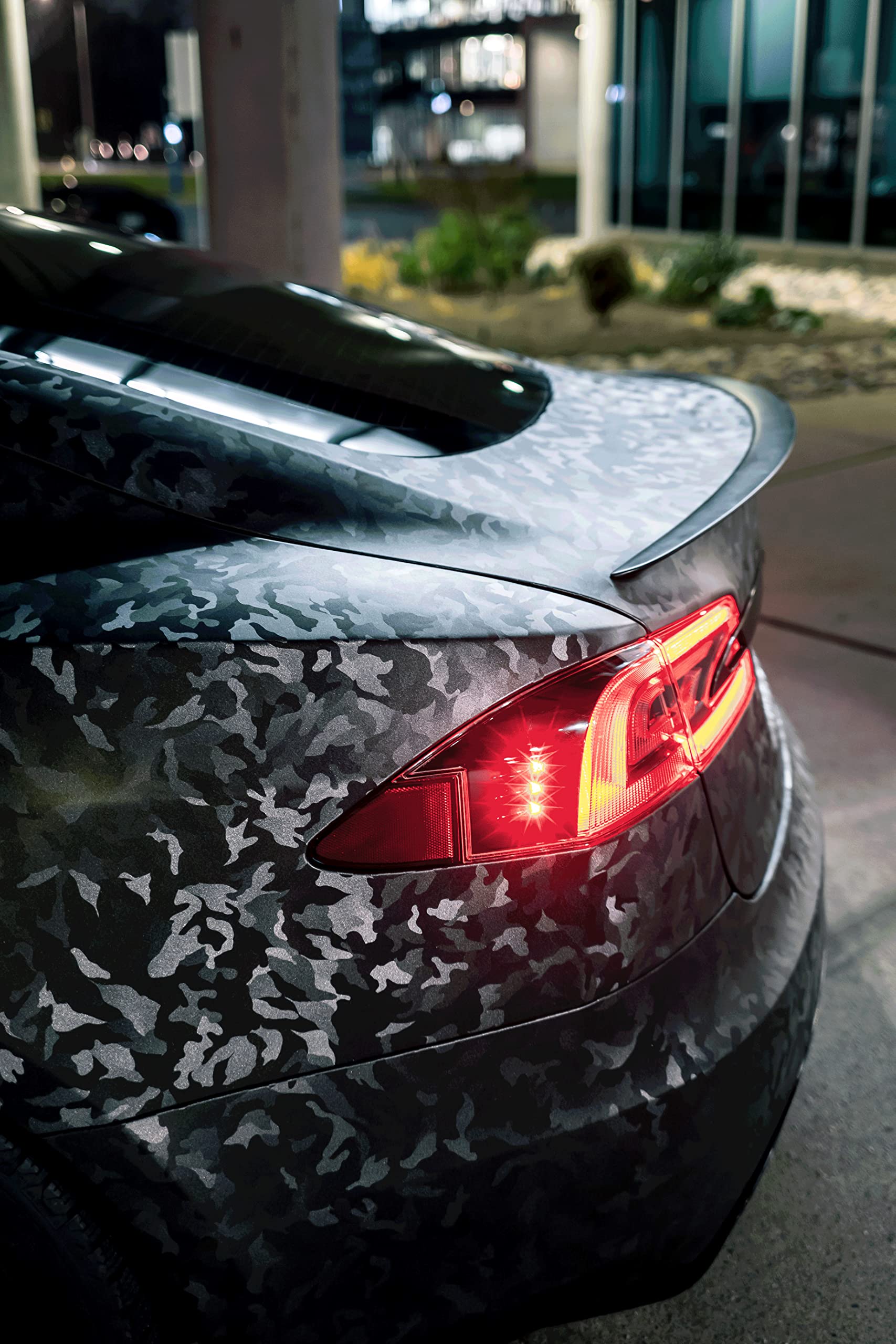 VViViD Stealth Camouflage Vinyl Wrap - 10ft x 5ft, Ghost Metal, Durable Material