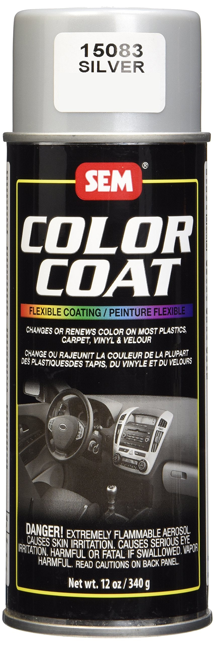 Sem 15083 Silver Color Coat - 12 Oz.