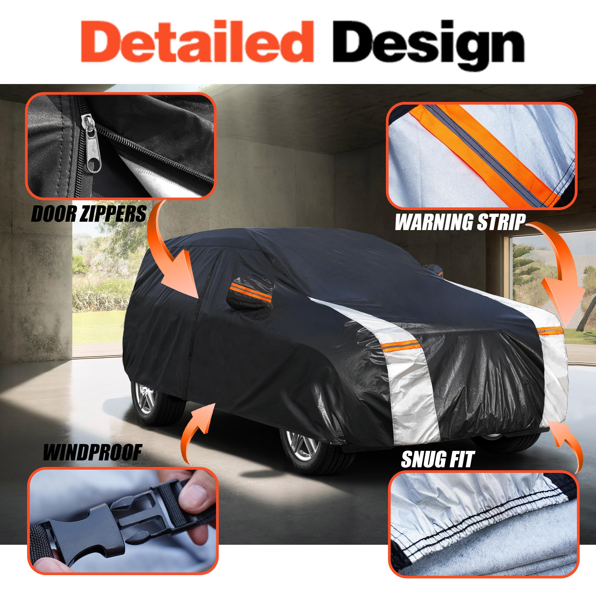 Cotryvox Car Cover For Mazda Cx-5 Cx5 Cx-50 Cx50 (2012-2025) All-Weather Outdoor Waterproof Rain Snow Uv Sun Protector Full Exte