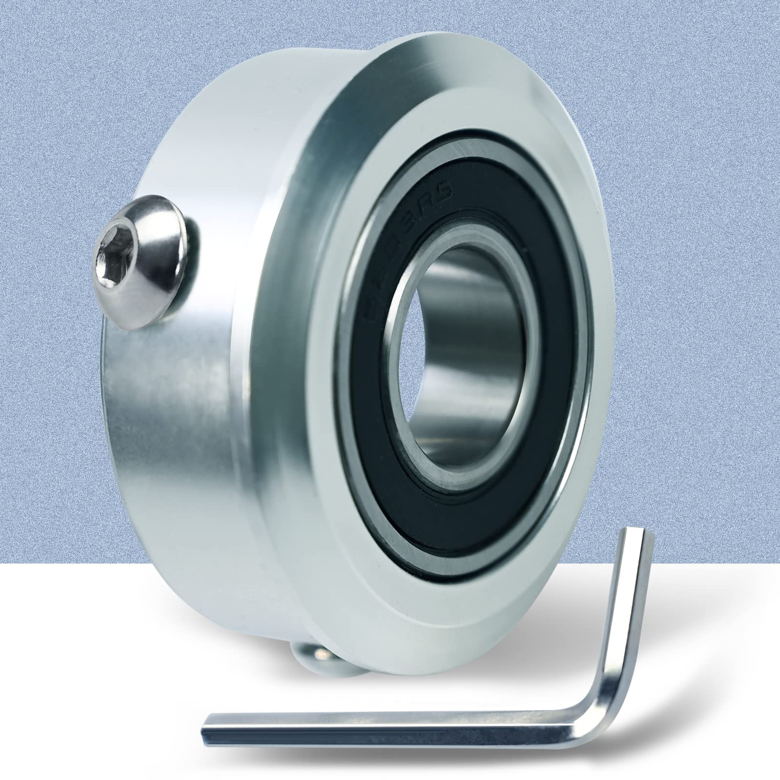 XTPTFABS Steering Column Bearing for 1966-1979 Ford Trucks & Broncos, Aluminum Steel, Silver