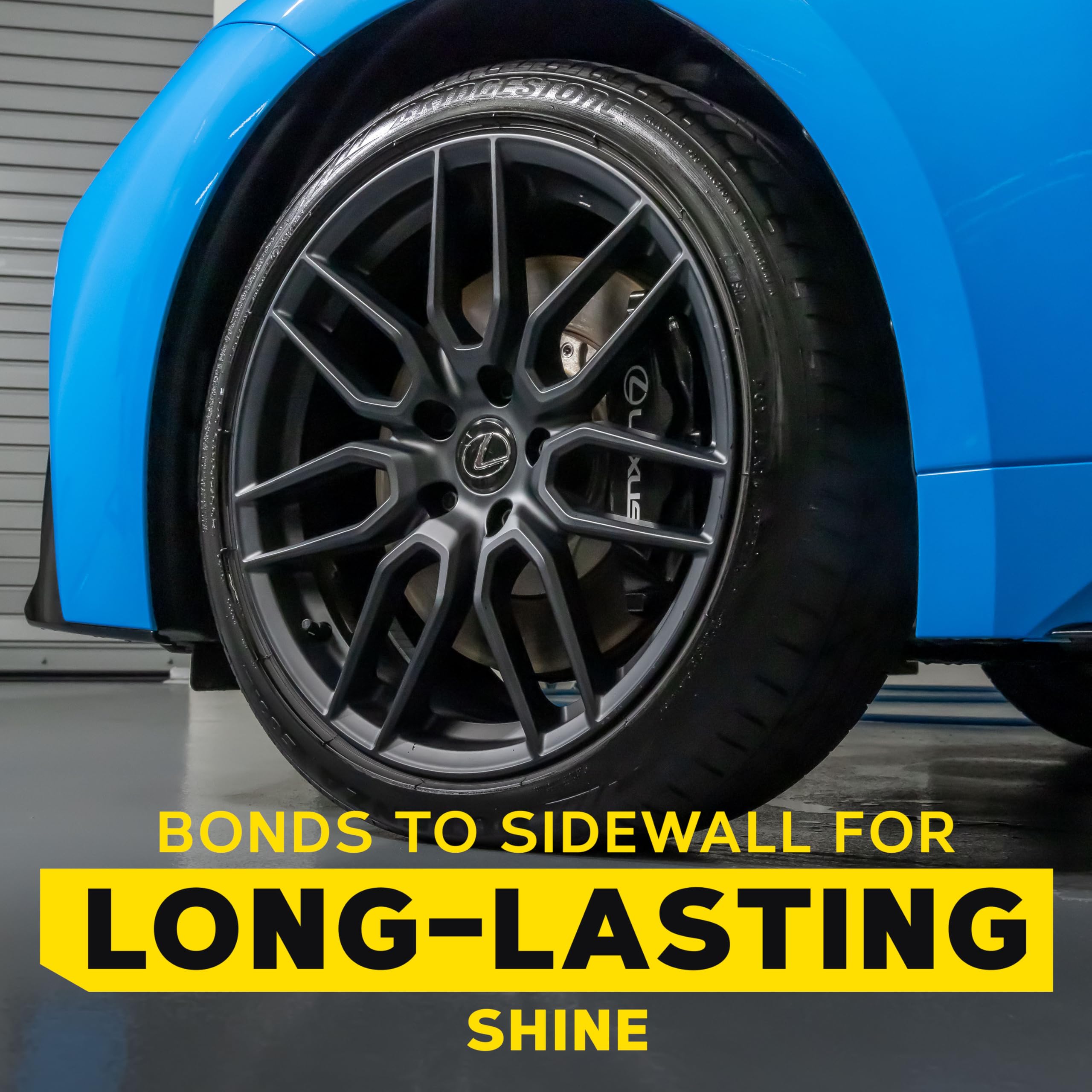 Meguiars Ultimate Insane Shine Tire Spray - Premium Tire Dressing that Delivers a Lasting High Gloss Wet Look and is Easy to Use