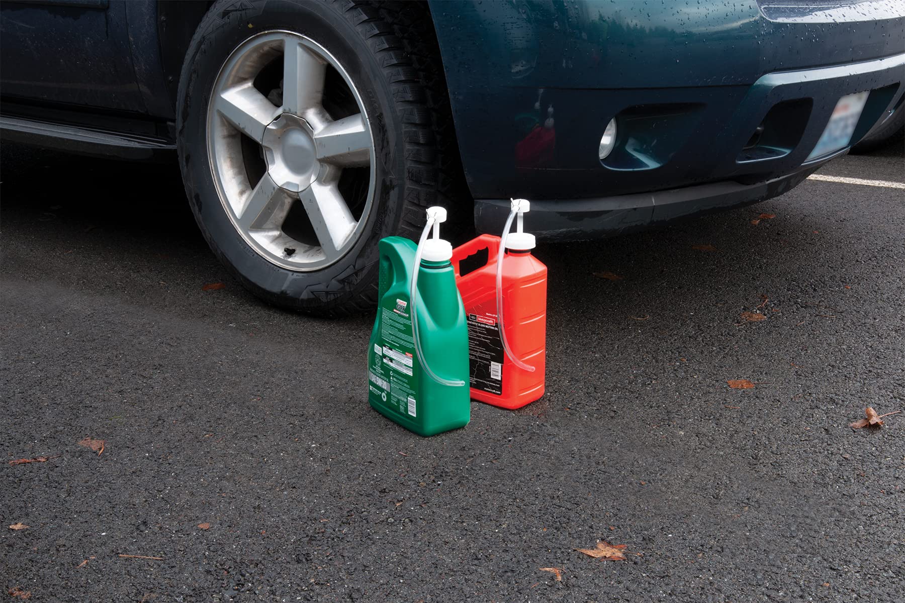 Performance Tool W1140 - Double Threaded Cap For Easy Lubricant Transfer From Standard And Wide Mouth Gallon Containers With 17-