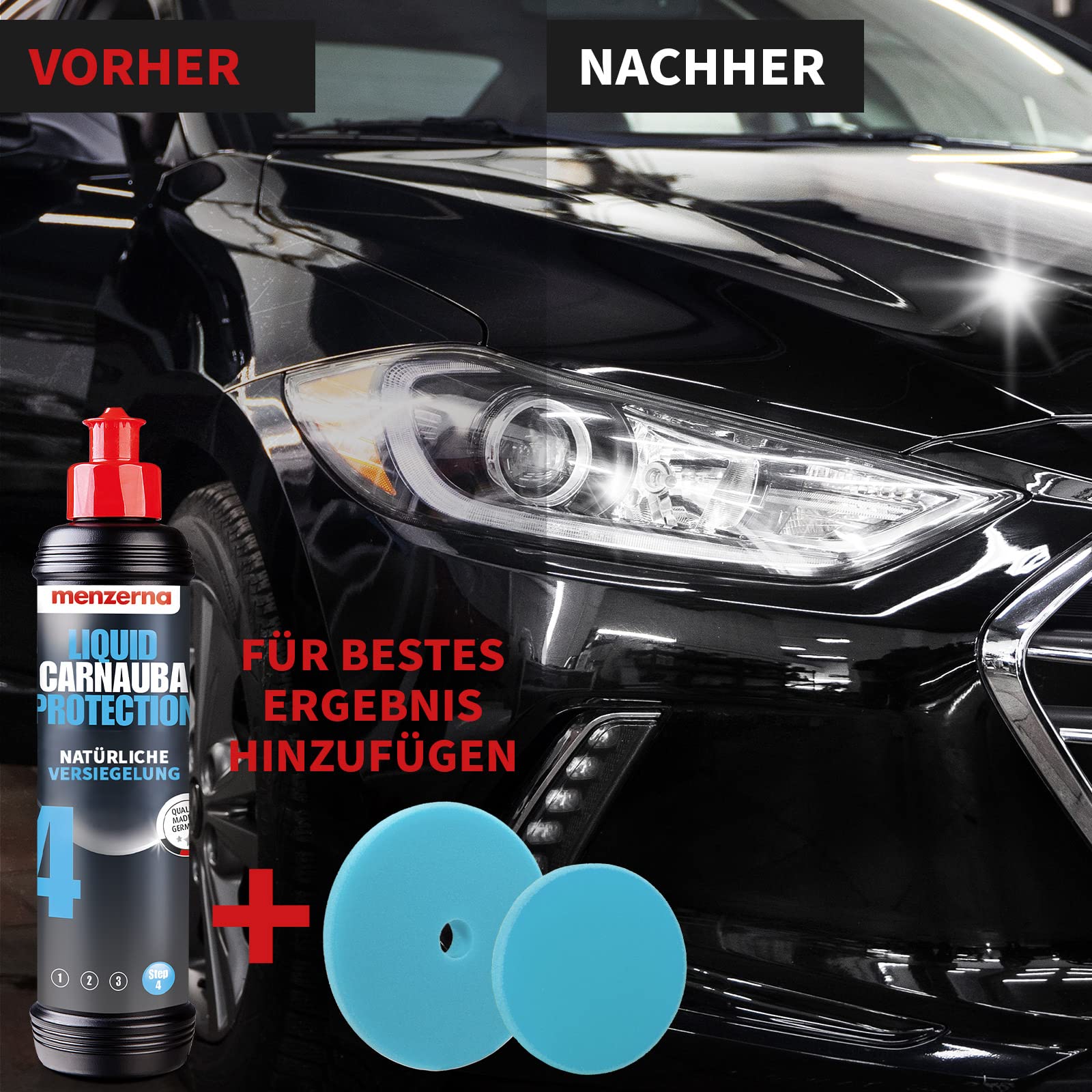 Menzerna Liquid Carnauba Protection 8Oz - Natural Sealing Blend For Enthusiasts.
