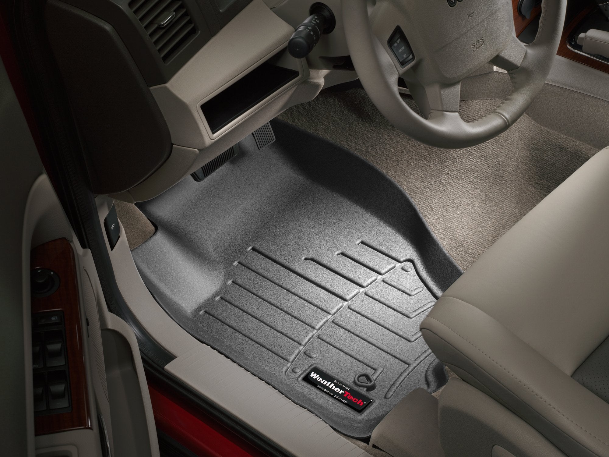 Weathertech Custom Fit Floorliners For Jeep Grand Cherokee, Commander - 1St Row (440131), Black