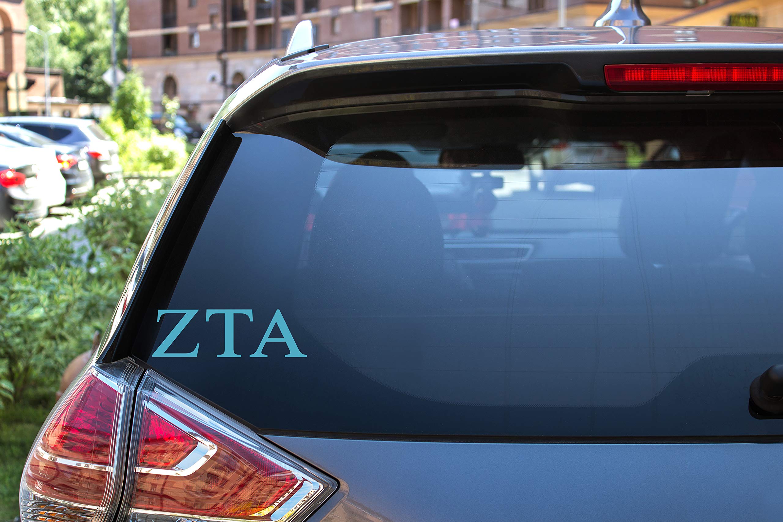 Pro-Graphx Zeta Tau Alpha Sticker Decal, 2.5" Tall, Sky Blue, Vinyl, Model 715834866936