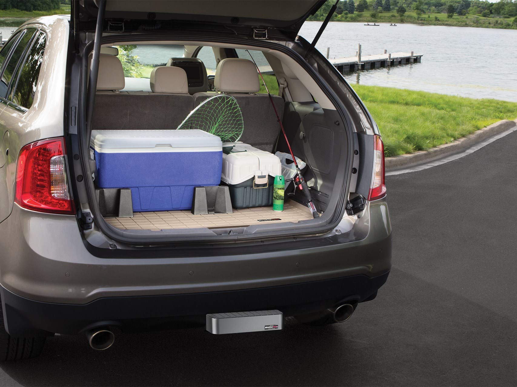 Weathertech Cargo Trunk Liner For Mitsubishi Outlander Phev - Behind 2Nd Row (401106) Black