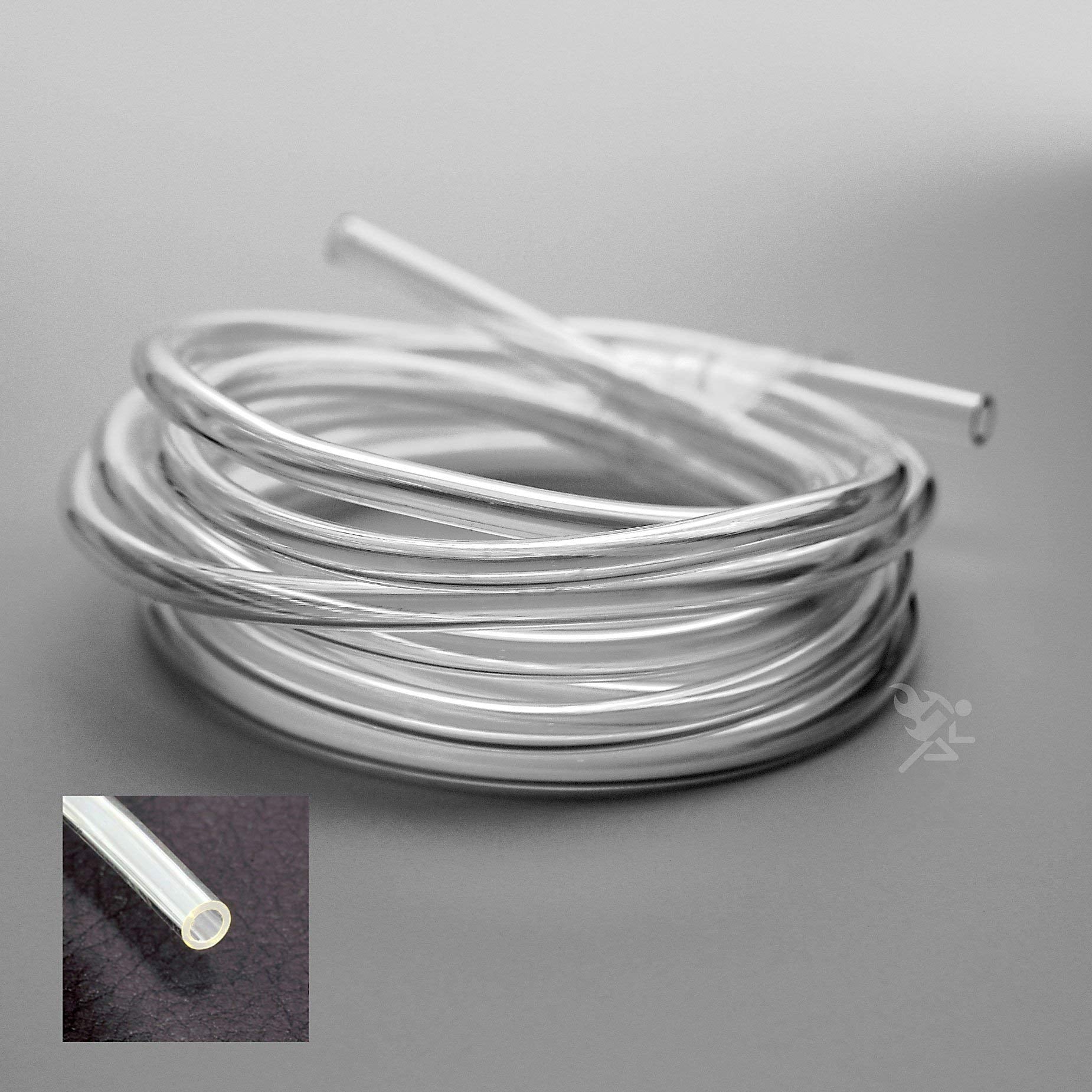 OnFireGuy 6 Feet Premium High Performance 5/32 inch Clear Fuel Line | Small Engine Gas Oil Injection Line Flexible Fuel Hose for