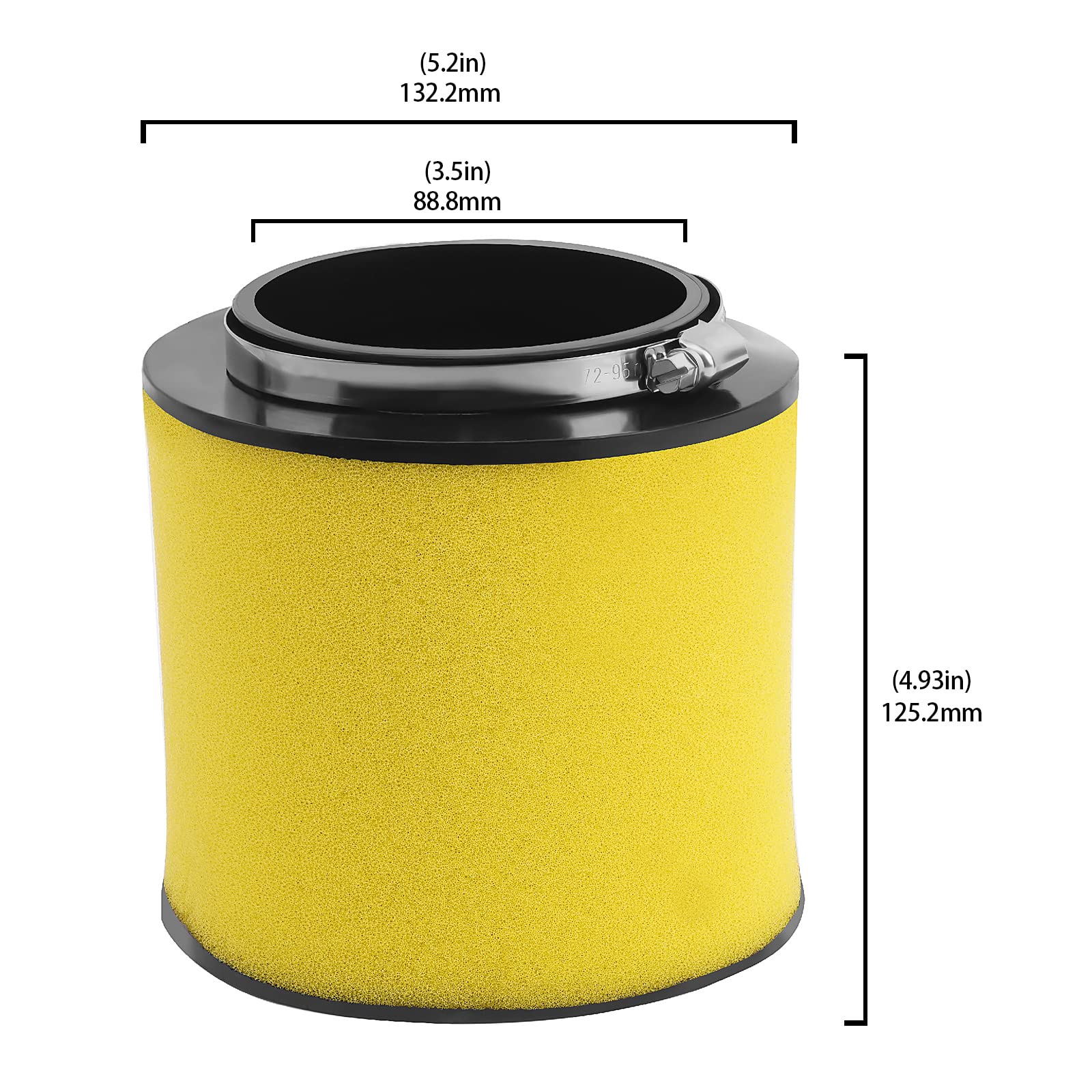 Ahl Air Filter 17254-Hn1-000 For Honda Trx400Ex Trx 400 Ex 1999-2001 2004 2006-2008,Trx400Ex Sportrax 400 Ex 1999-2008,Trx400X S