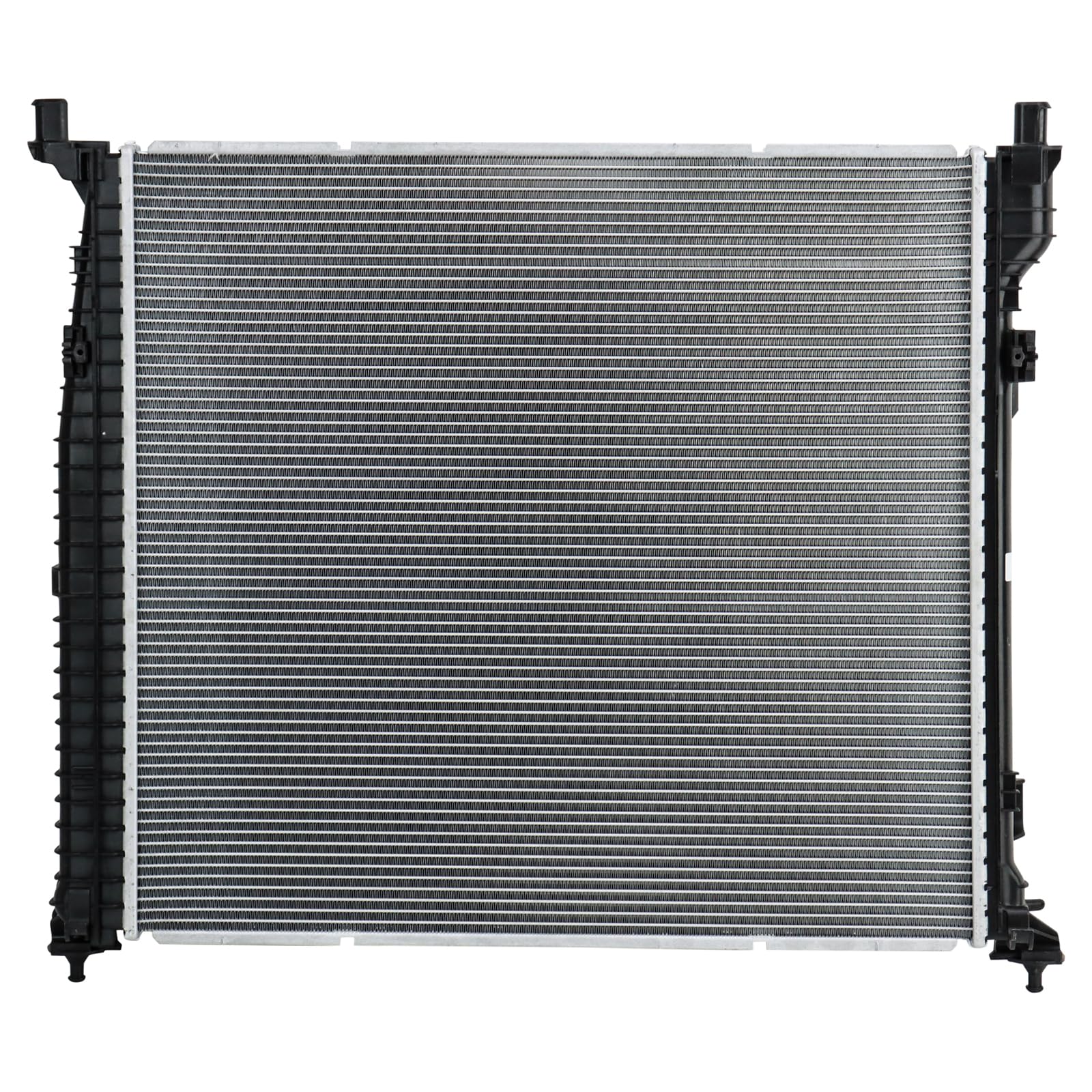 Trq Radiator Assembly Aluminum Core Compatible With 10-15 Lexus Rx350 11-15 Toyota Sienna Cu13116 Cu13206