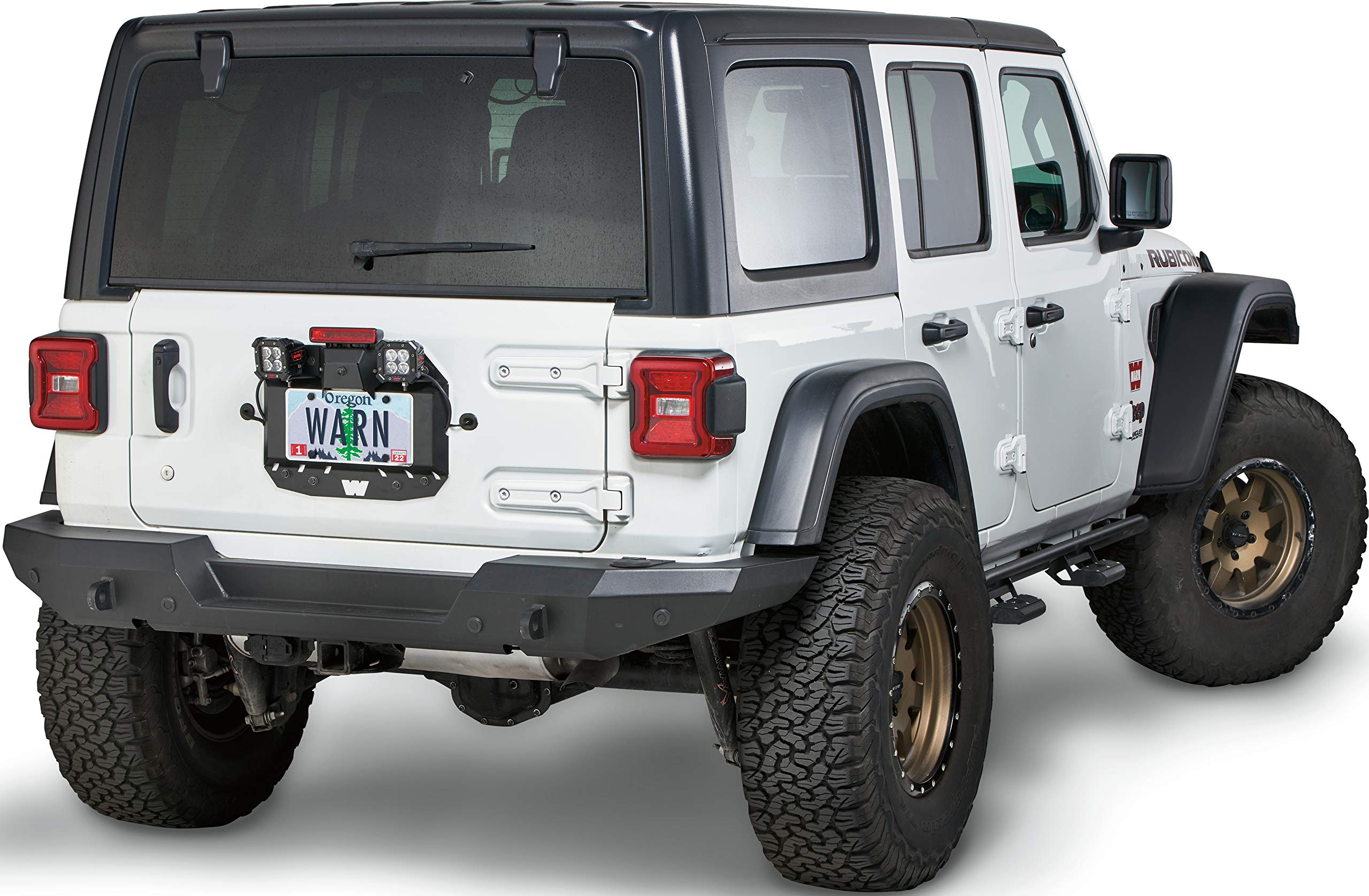 WARN 104070 Spare Rear Tire Delete Plate for Jeep Wrangler JL (2018+)
