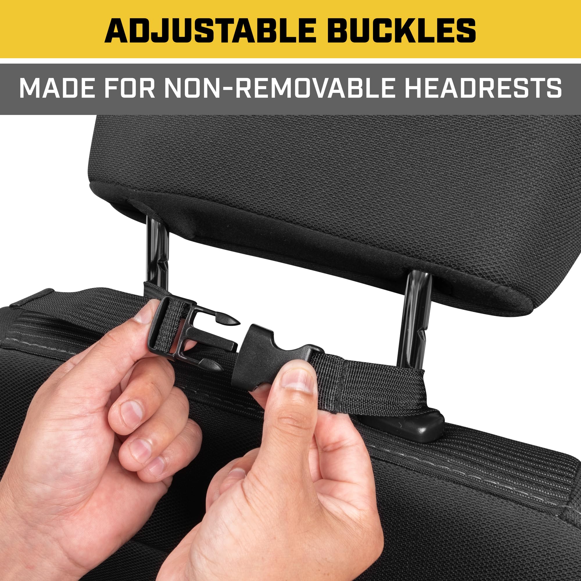 Cat Car Seat Organizer for Cars Trucks SUVs, Removable Portable On-The-Go, Securely Attaches to Front or Rear Seats, Adjustable