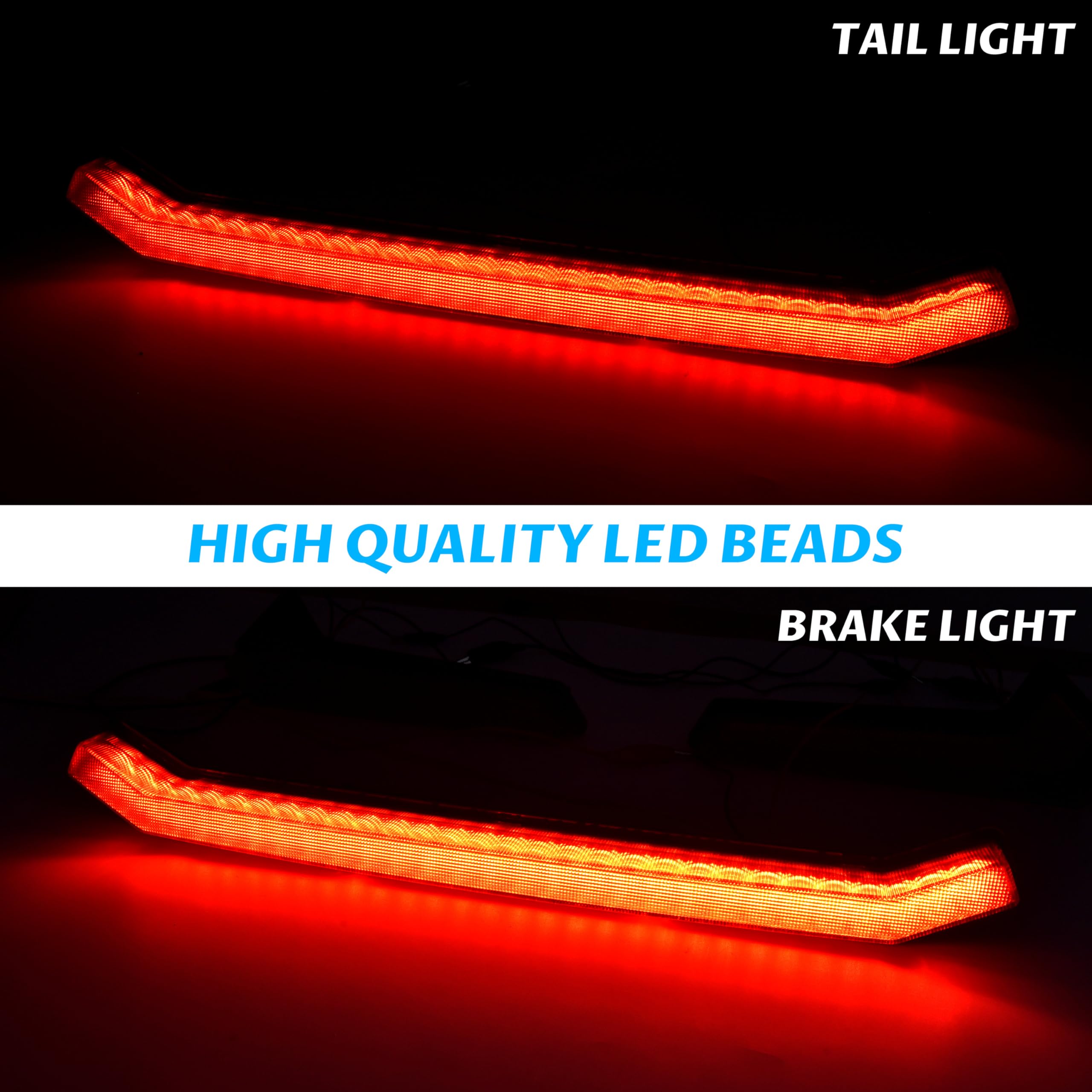 SAUTVS UTV Center Tail Light, Rear Center Accent Lamp Taillight OEM Replacement for Polaris RZR XP 1000 Turbo Sportsman 1000 XP