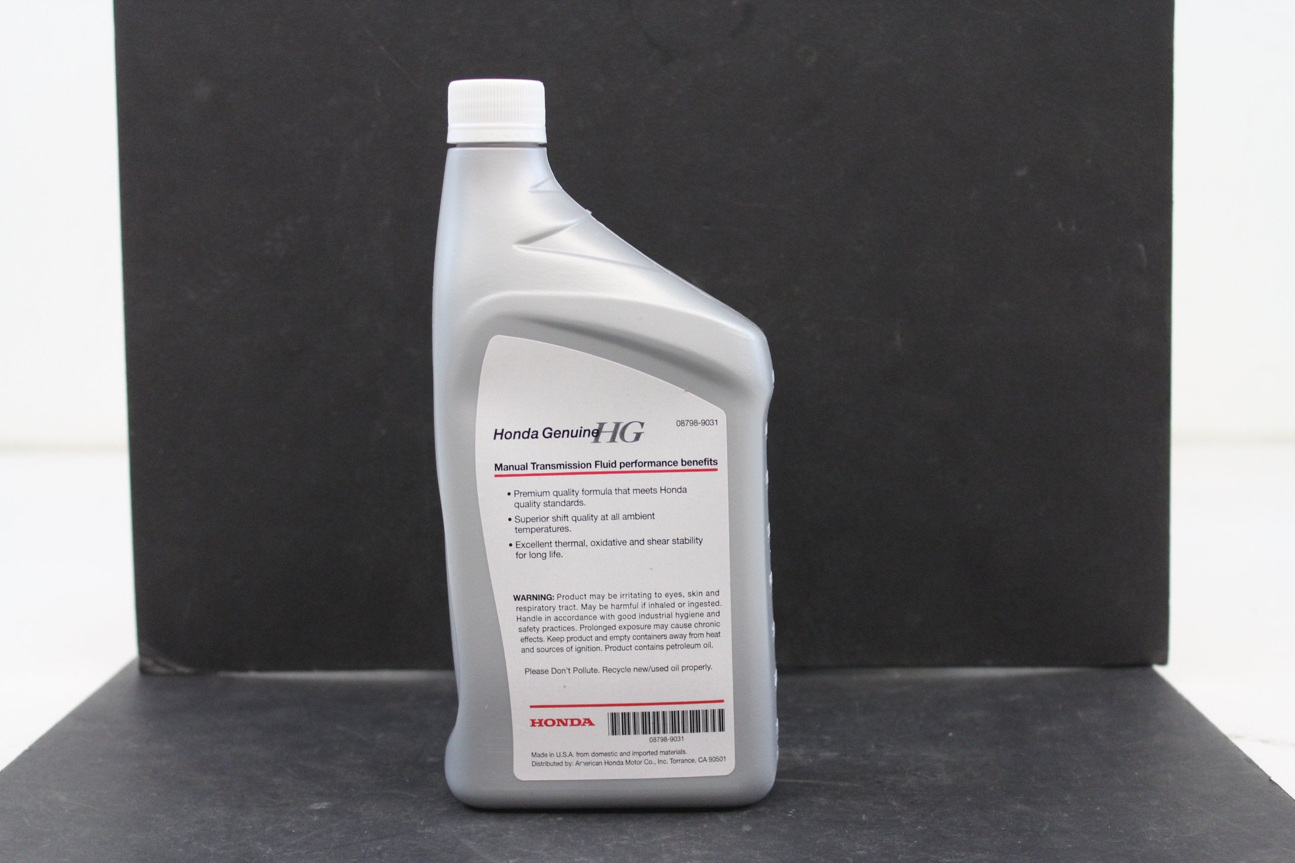 Genuine Honda Manual Transmission Fluid 1 Quart - Model 08798-9031, Honda Material