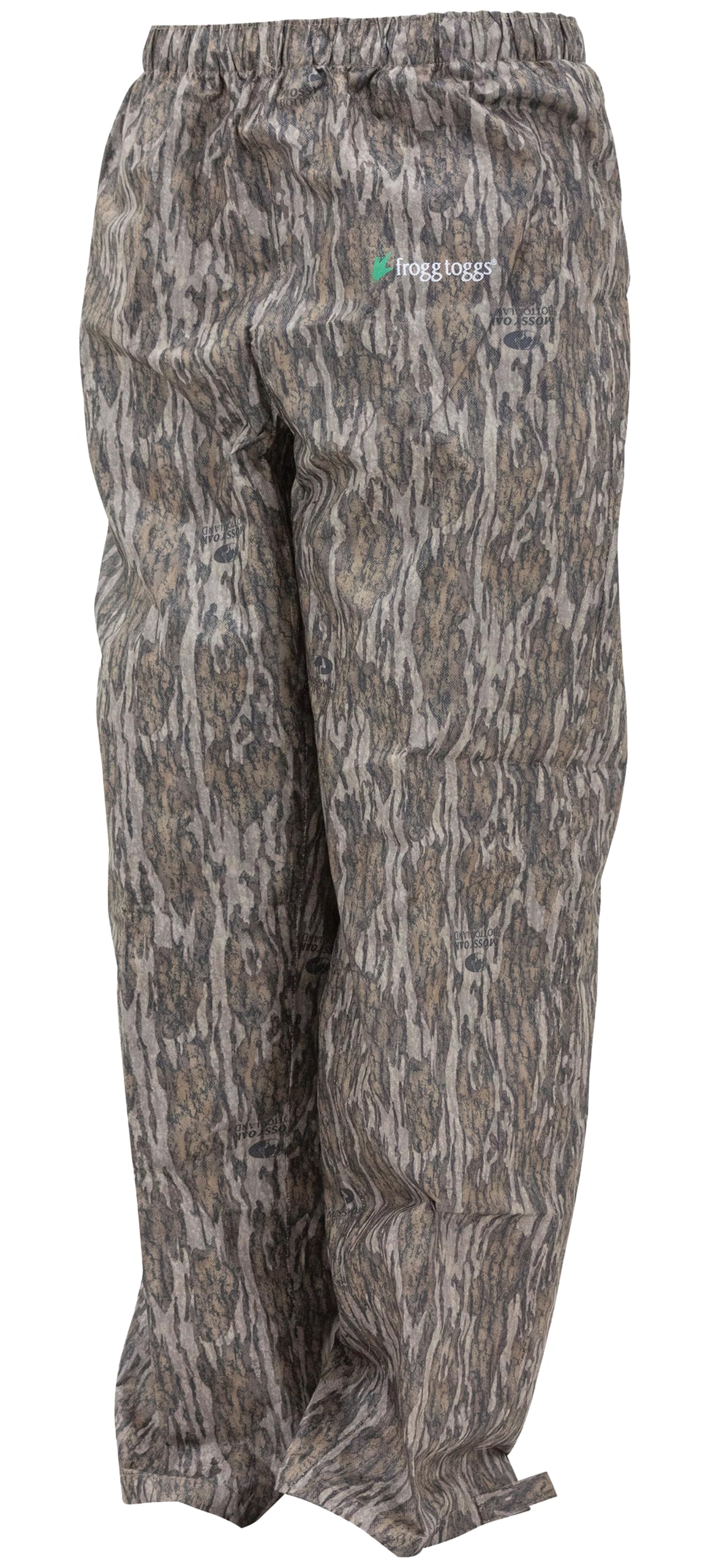 Frogg Toggs Mens Classic Pro Action Waterproof Breathable Rain Pants, Mossy Oak Bottomland, Large Us