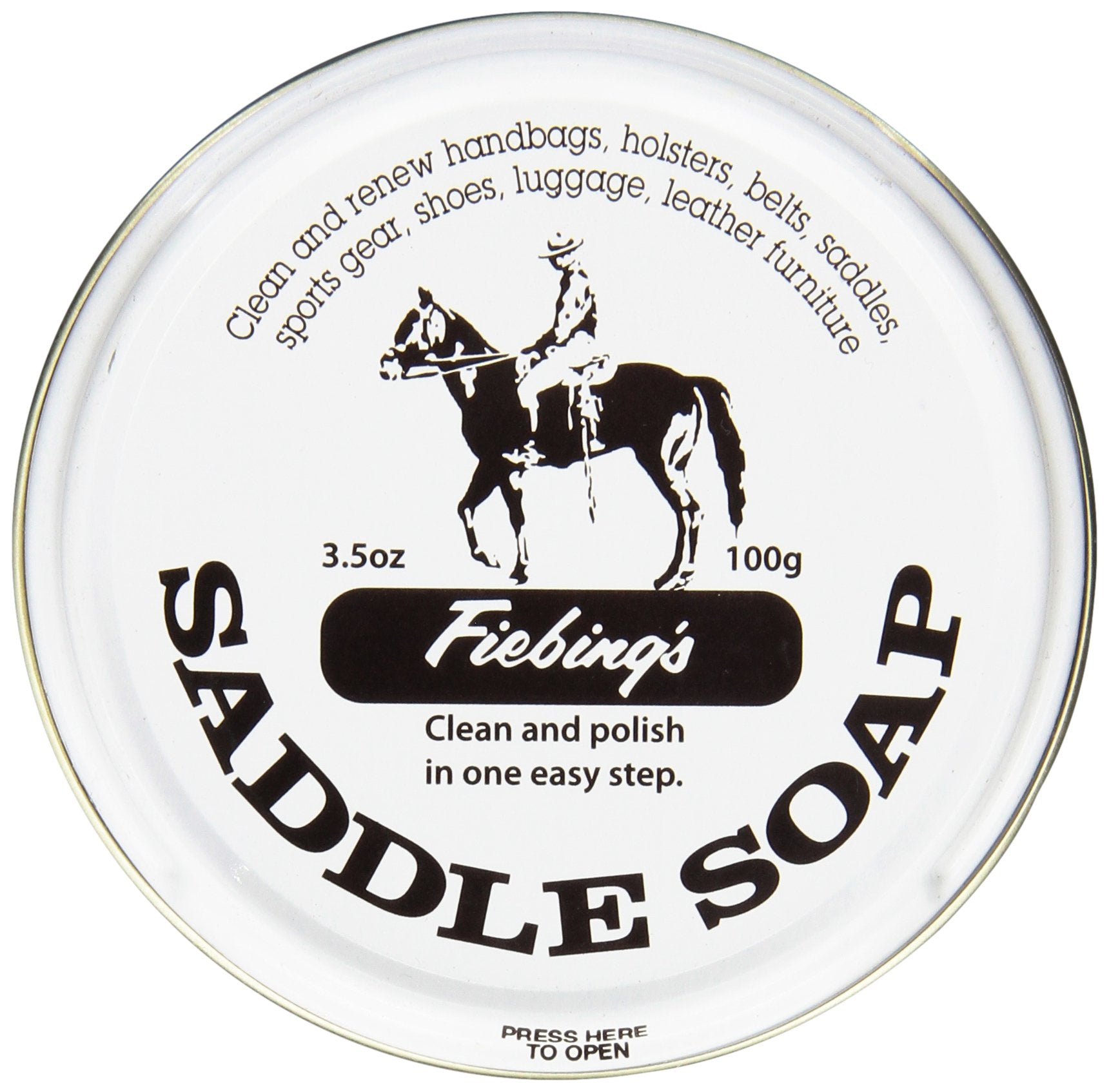 Fiebing'S Saddle Soap, White, 3.5 Oz