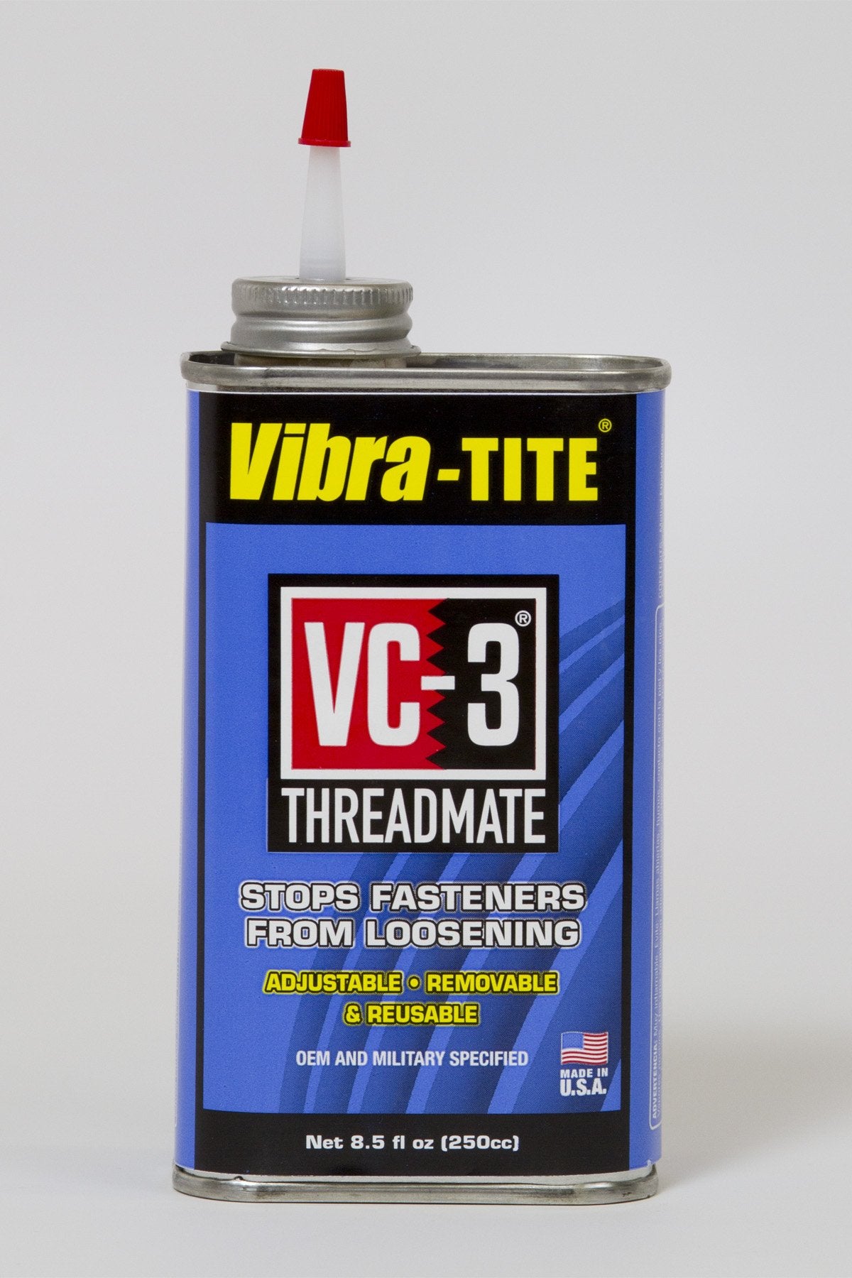 Vibra-TITE 213 Red VC-3 Threadmate, 250ml Can - Original Primer for Strong Adhesion