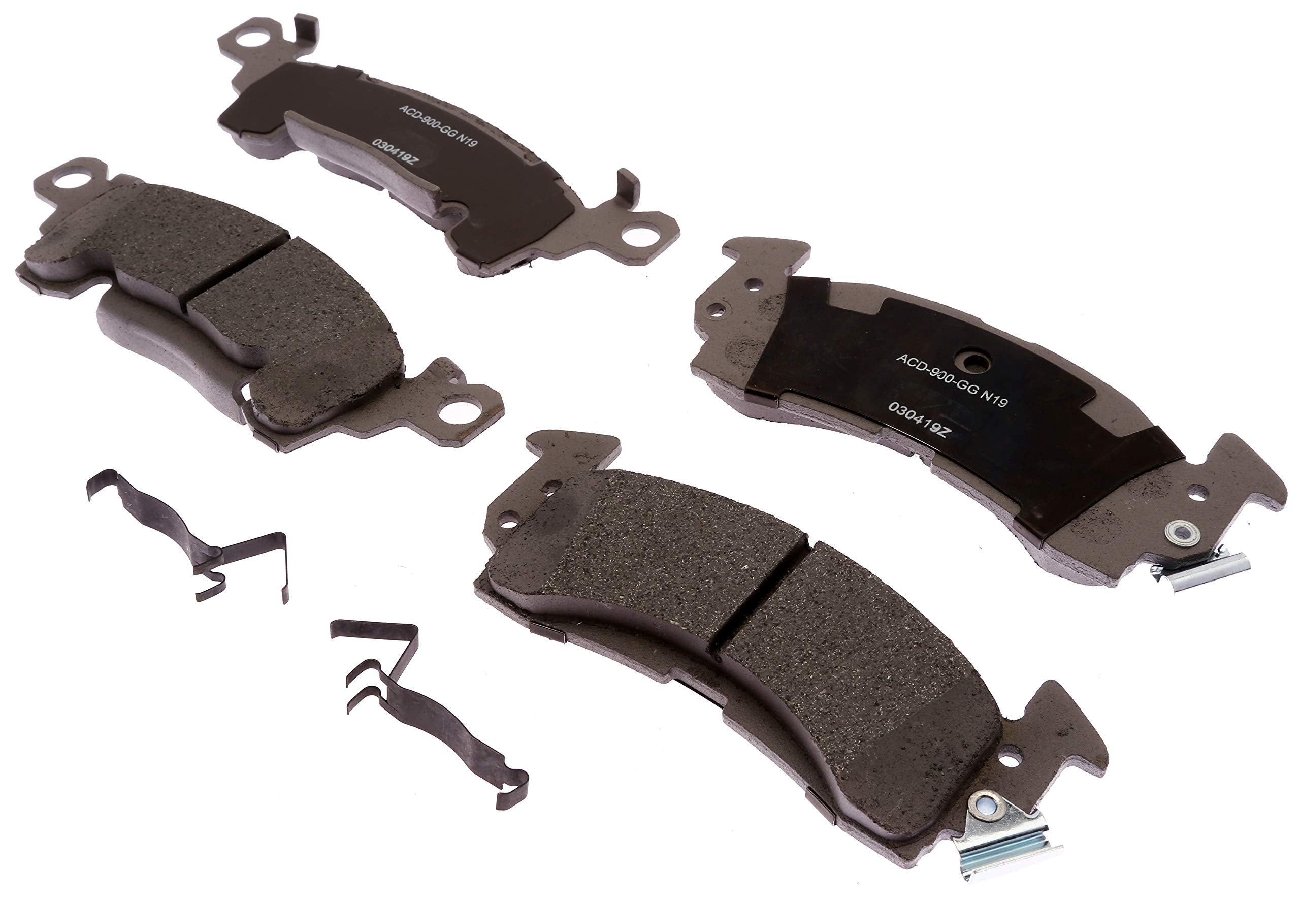 ACDelco Silver 14D52CHF1 Ceramic Front Disc Brake Pad Set