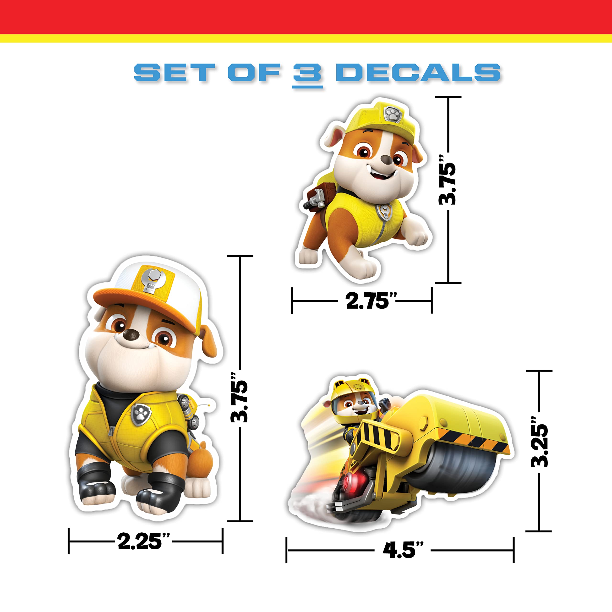 Paw Patrol Decals - Set Of 12 Paw Patrol Stickers For Kids And Adults - Vinyl Decals For Laptop, Tumbler, Water Bottle, Vehicles