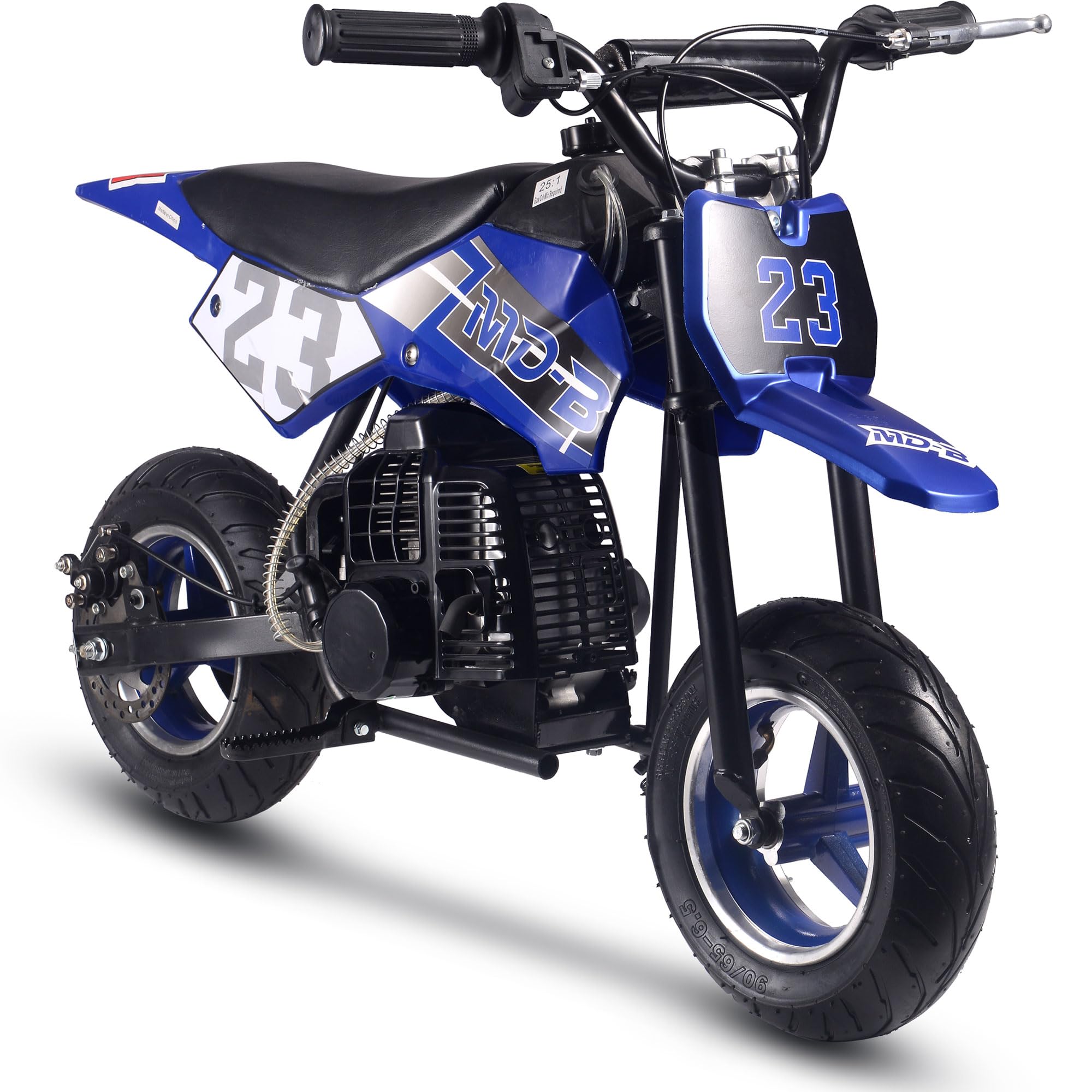 Mototec Db-02 50Cc 2-Stroke Kids Supermoto Gas Dirt Bike Blue -Like New