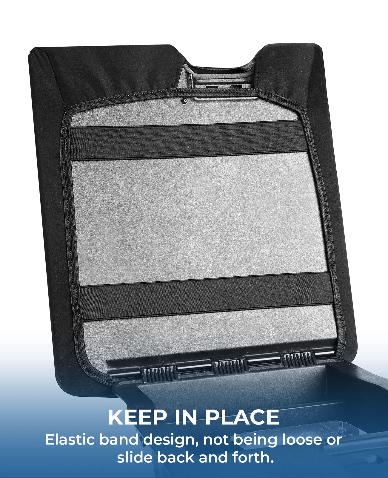 Issyauto Center Console Cover Compatible With 2015-2025 F150, 2017-2025 F250 F350 F450 With 40/20/40 Jump Seat, Neoprene Armrest