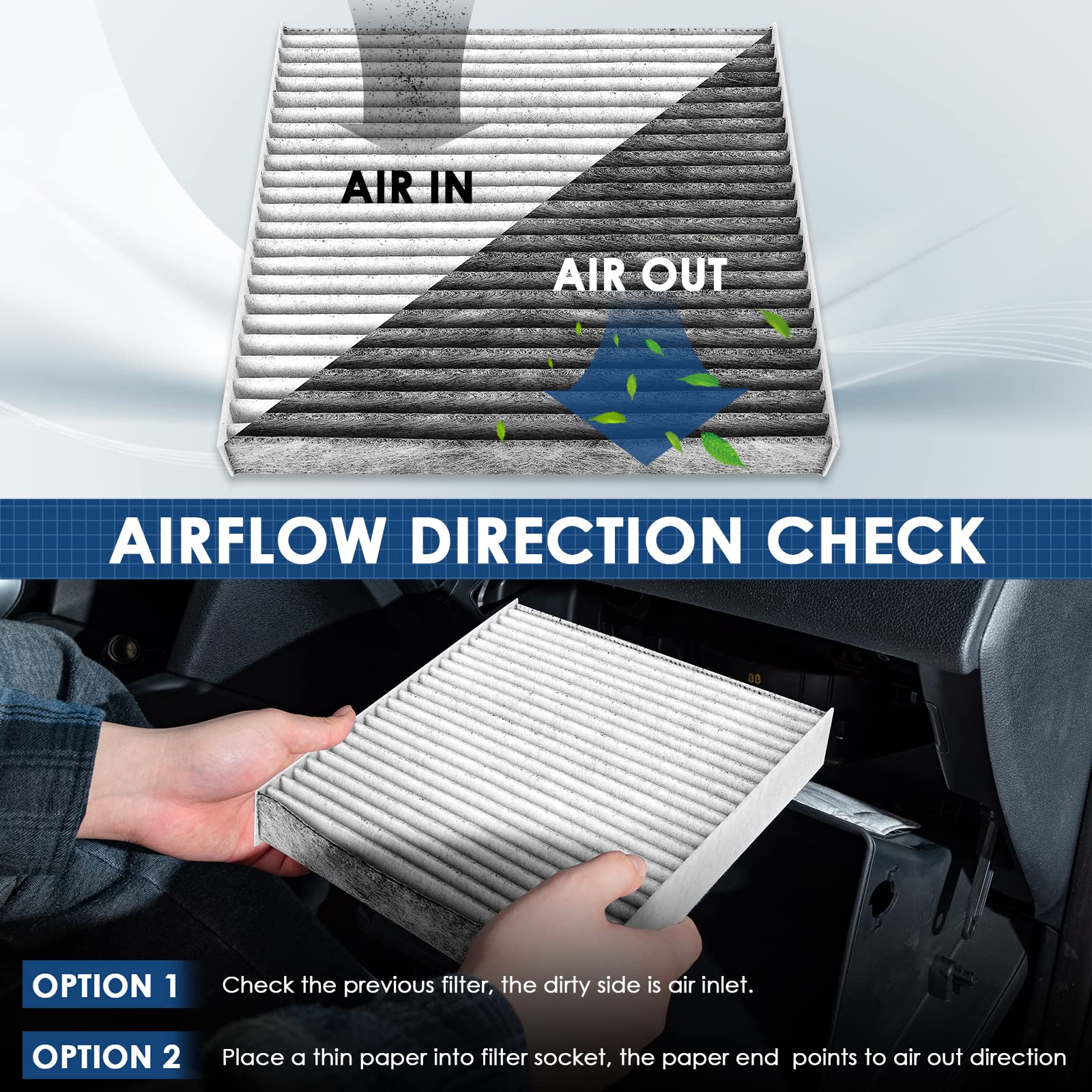 Kurimup Premium Cabin Air Filter With Activated Carbon,Replacement For Cf11811, Fit For Mazda 3 (2014-2018)/6 (2014-2021)/Cx5.
