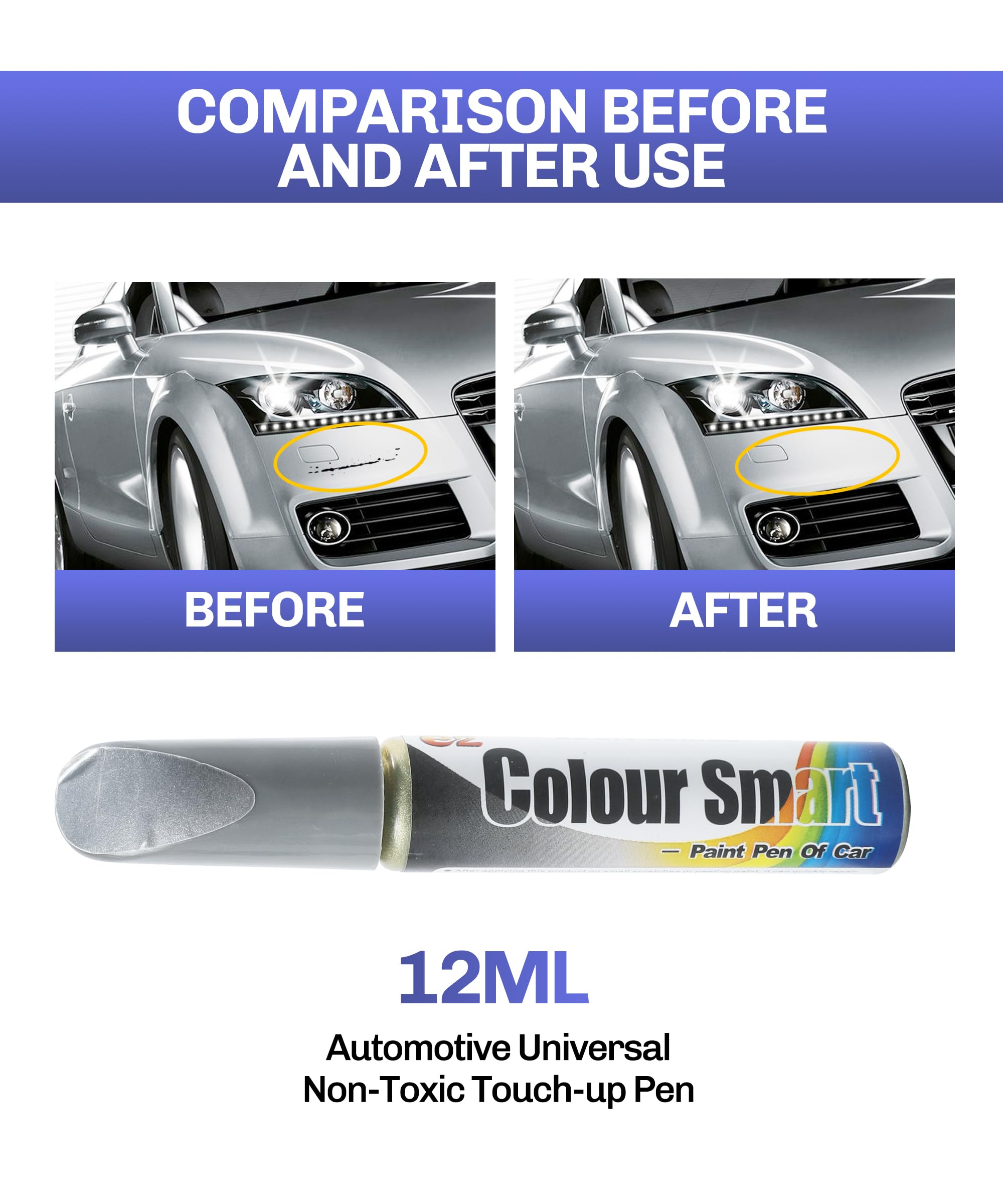 bylikeho Car Scratch Repair,Scratch Remover for Vehicles,Car Remover Scratch Paint Pen Car Touch Up Paint Fill Paint Pen,Car Acc