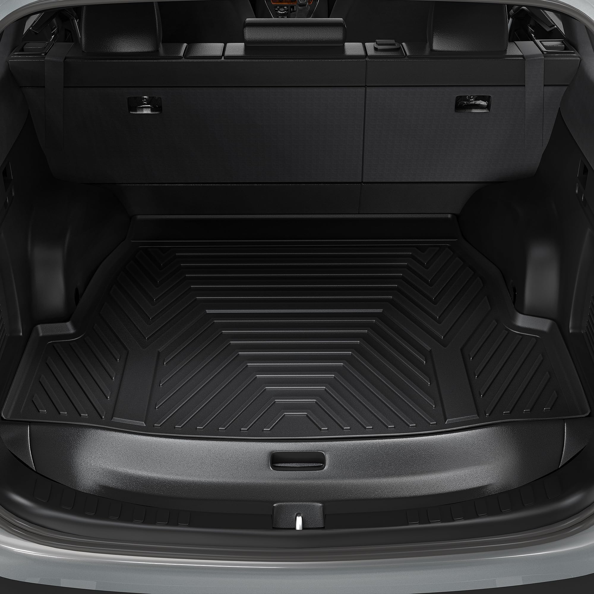 Yitamotor Cargo Mat Fit For 2018 2019 2020 2021 2022 2023 2024 2025 Chevrolet Traverse, Cargo Liner Custom Fit Black Tpe Trunk L