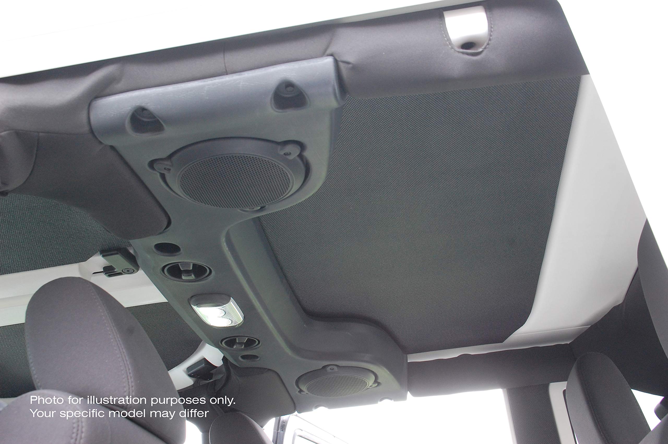 Design Engineering Boom Mat Headliner, Black Polyurethane, Compatible with 4-Door Jeep Wrangler JL (2018-up), Model 50168