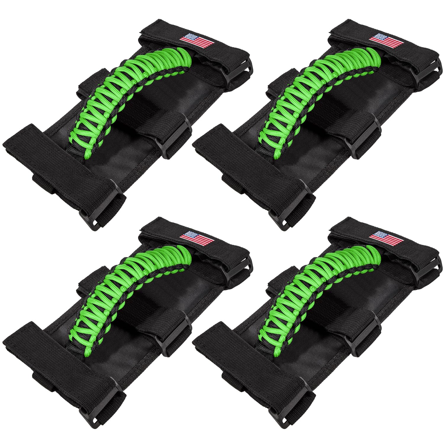 4 X Roll Bar Grab Handles Grip Handle For Jeep Wrangler Jk Jku Jl Jlu Tj Yj Sport Sahara Freedom Rubicon Unlimited Gladiator Jt