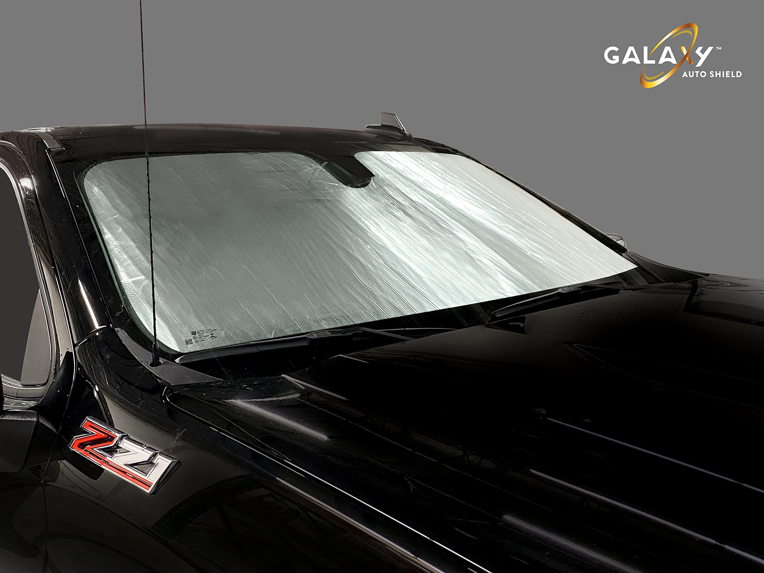 Custom Fit Windshield Sun Shade For 2019 2020 2021 2022 2023 2024 2025 Chevrolet Silverado 1500 2500 3500, 2Dr 4Dr, Insulated Wi