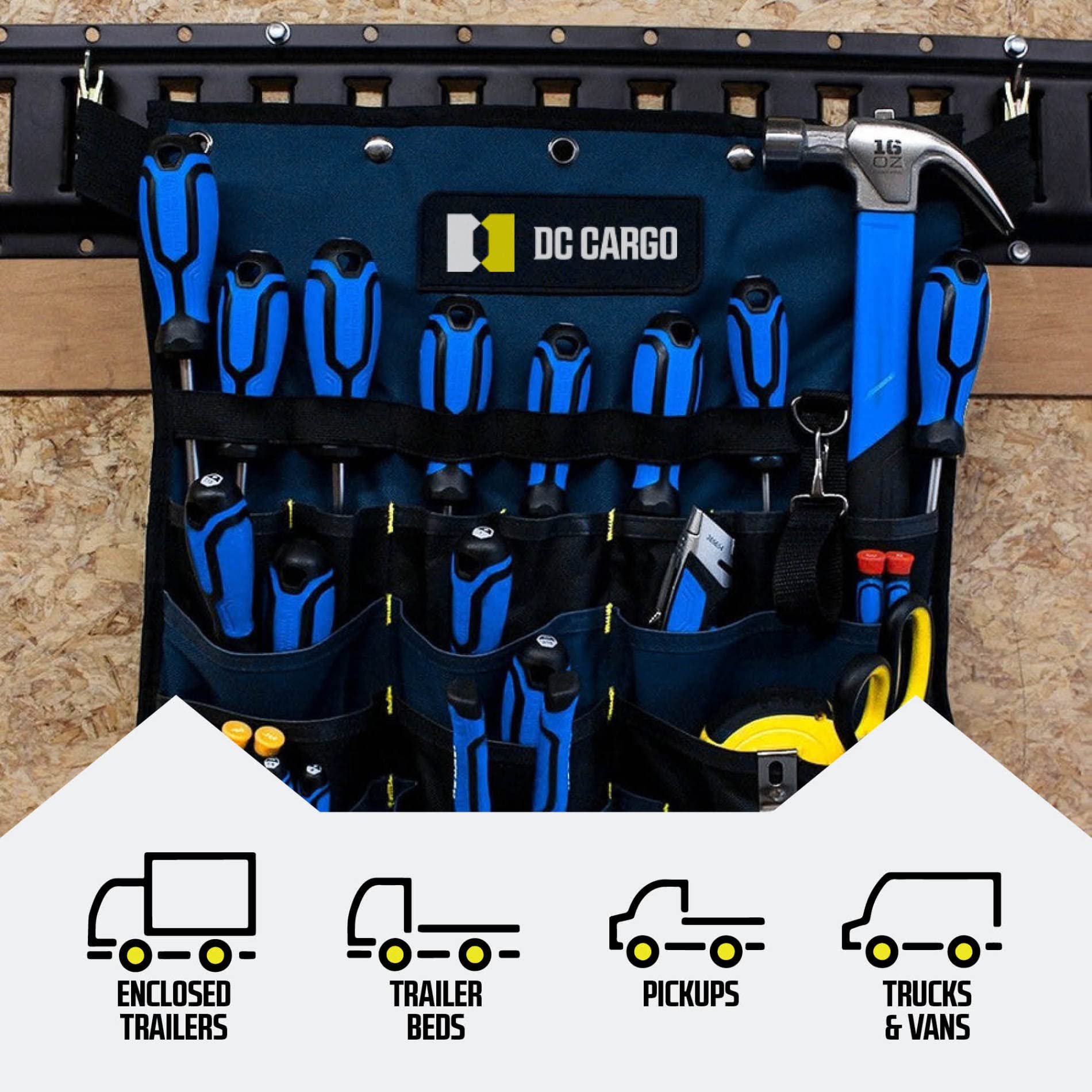 E Track Tie Down Rail Kit 5' (4 Pack) For Garages, Vans, Trailers, Motorcycle Tie Downs, Atv Mountings - Etrack Bar Rails - Powd