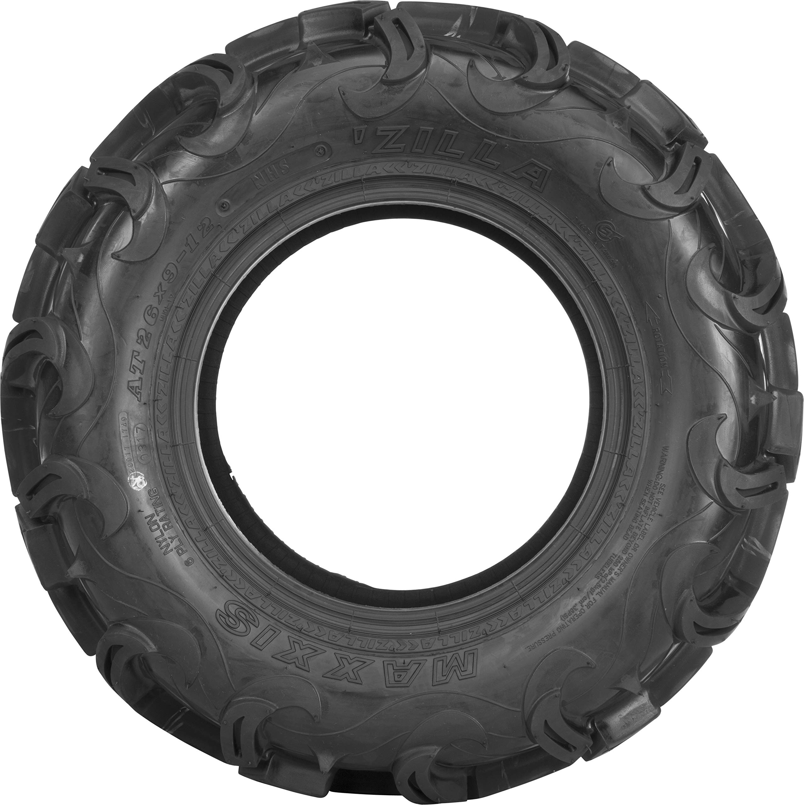 Maxxis Mu01 Zilla Front Tire - 27X9X12, Tire Ply: 6, Tire Type: Atv/Utv, Tire Size: 27X9X12, Tire Construction: Bias, Tire Application: Mud/Snow, Position: Front, Rim Size: 12