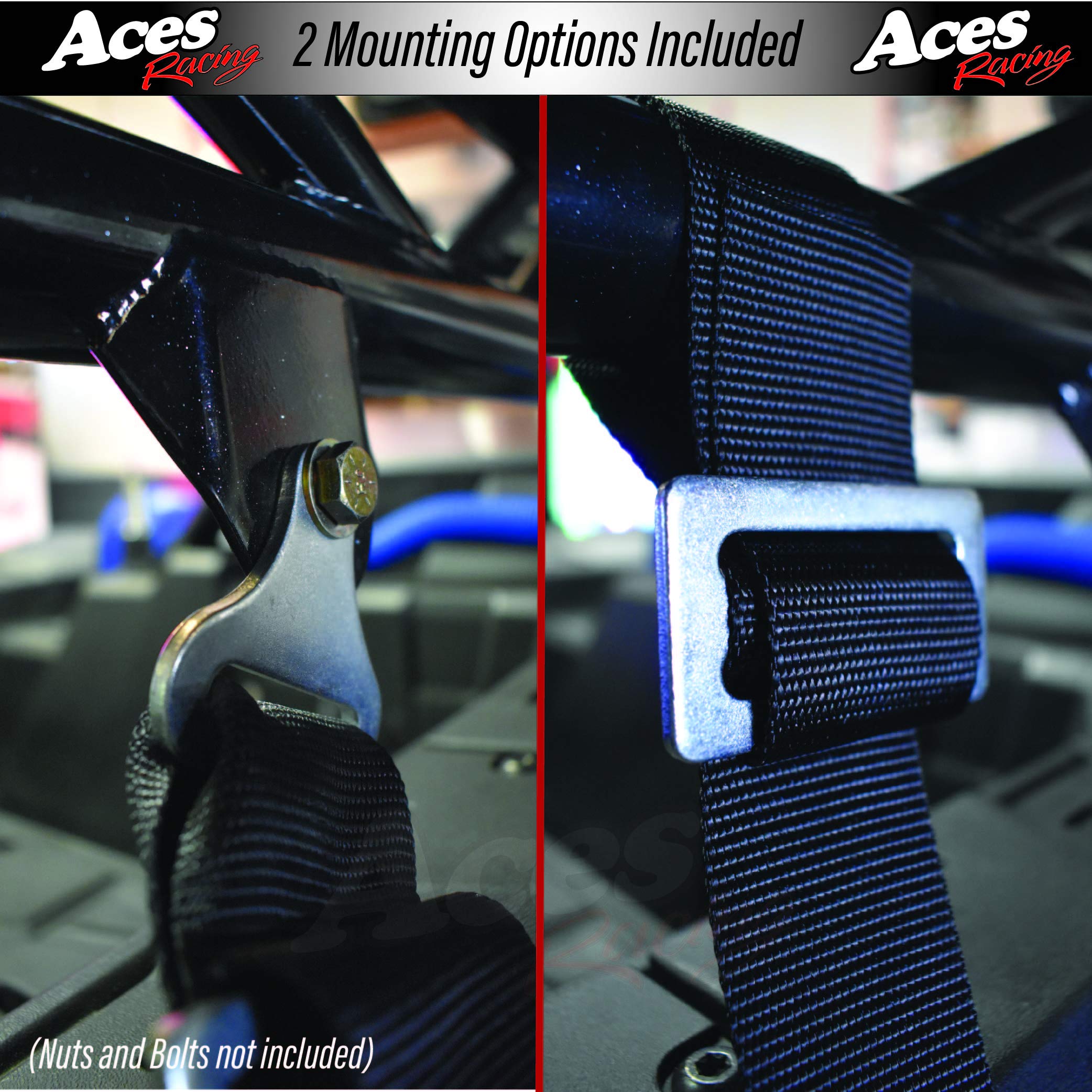 4 Point Harness Pair - with 2 Inch Padding - Aces Racing