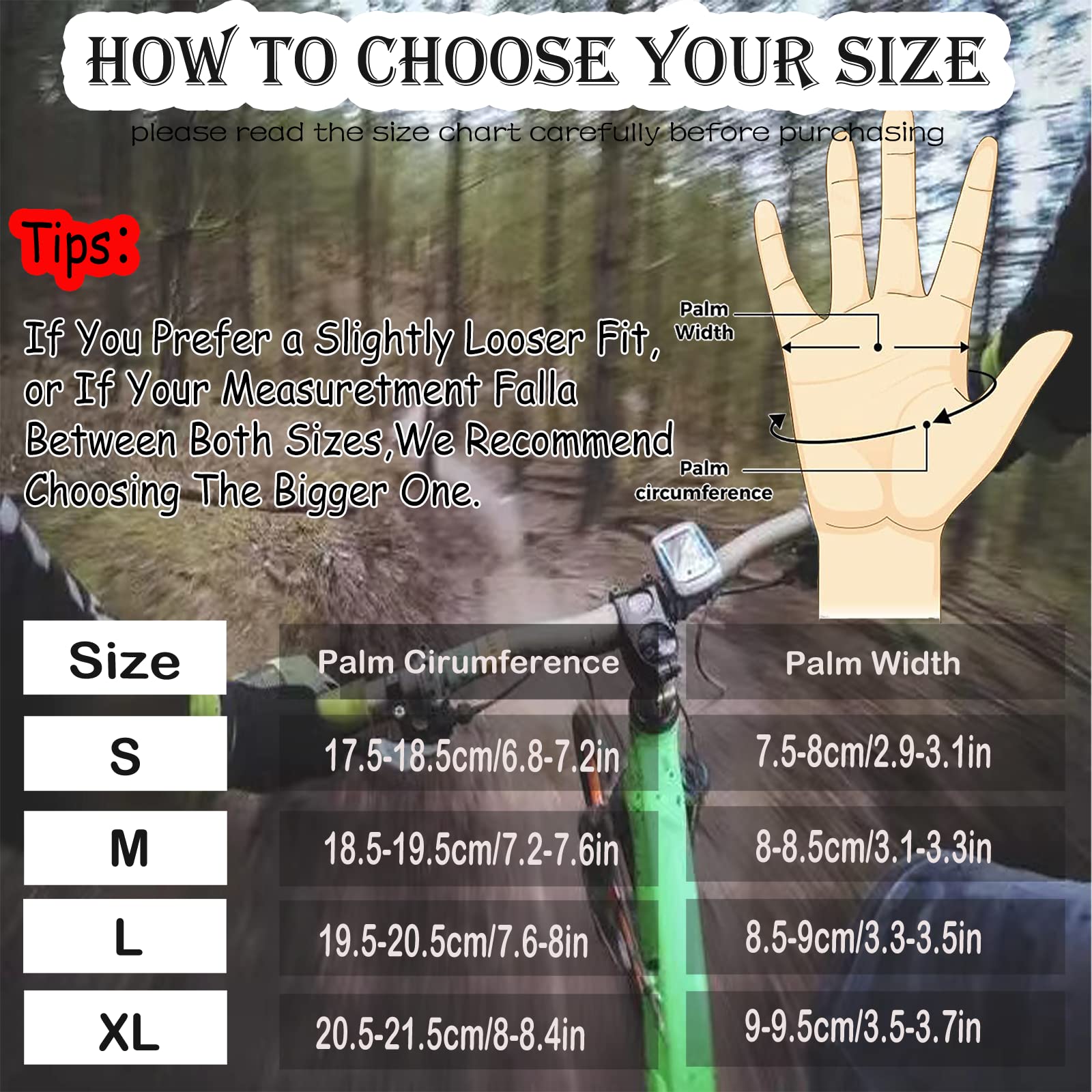 FASTGOOSE Skeleton-Paw Motorcycle Gloves for Men & Women, Men's Cycling Gloves Breathable Biker Gloves for ATV BMX MTB Motocross