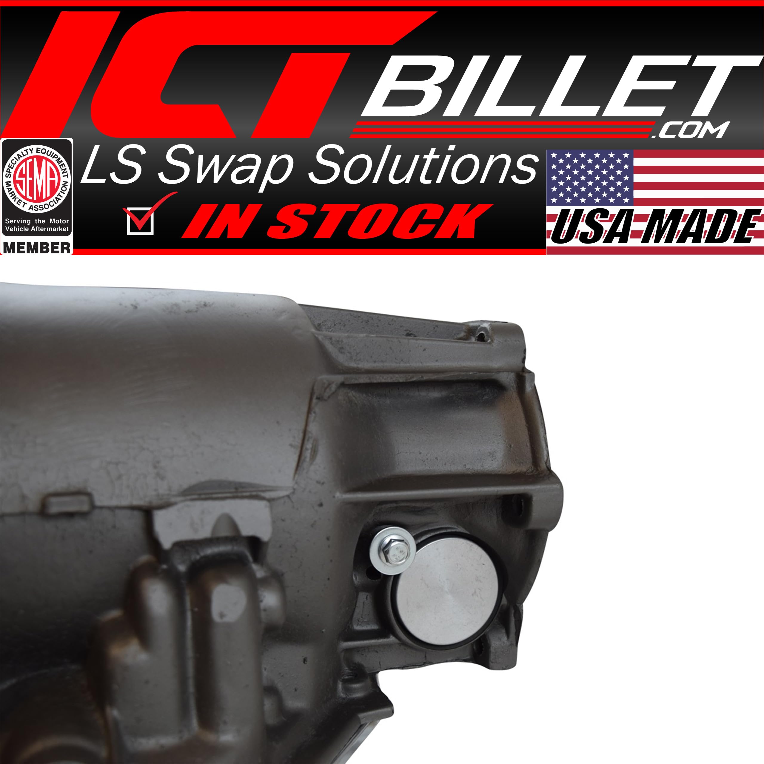 Ict Billet Billet Aluminum Th400 Speedometer Plug Turbo 400 Chevy Transmission Sbc 305 327 350 383 5.0L 5.7L V8 Designed And Man
