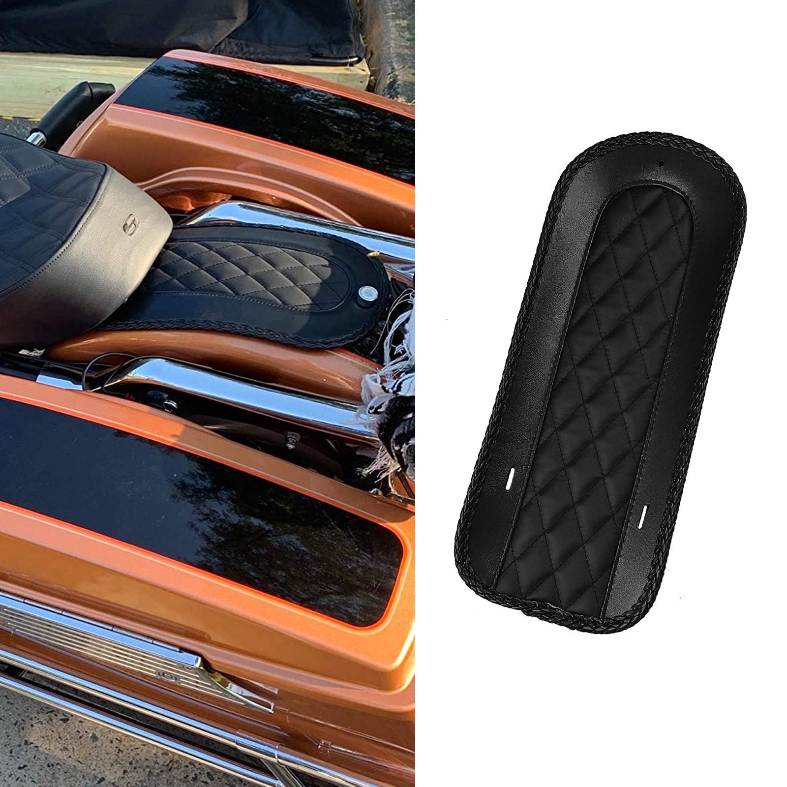 Hdbubalus Rear Fender Bib Fit For Solo Seat Compatible With Harley Street Glide Electra Glide Road King Road Glide 2008-2019