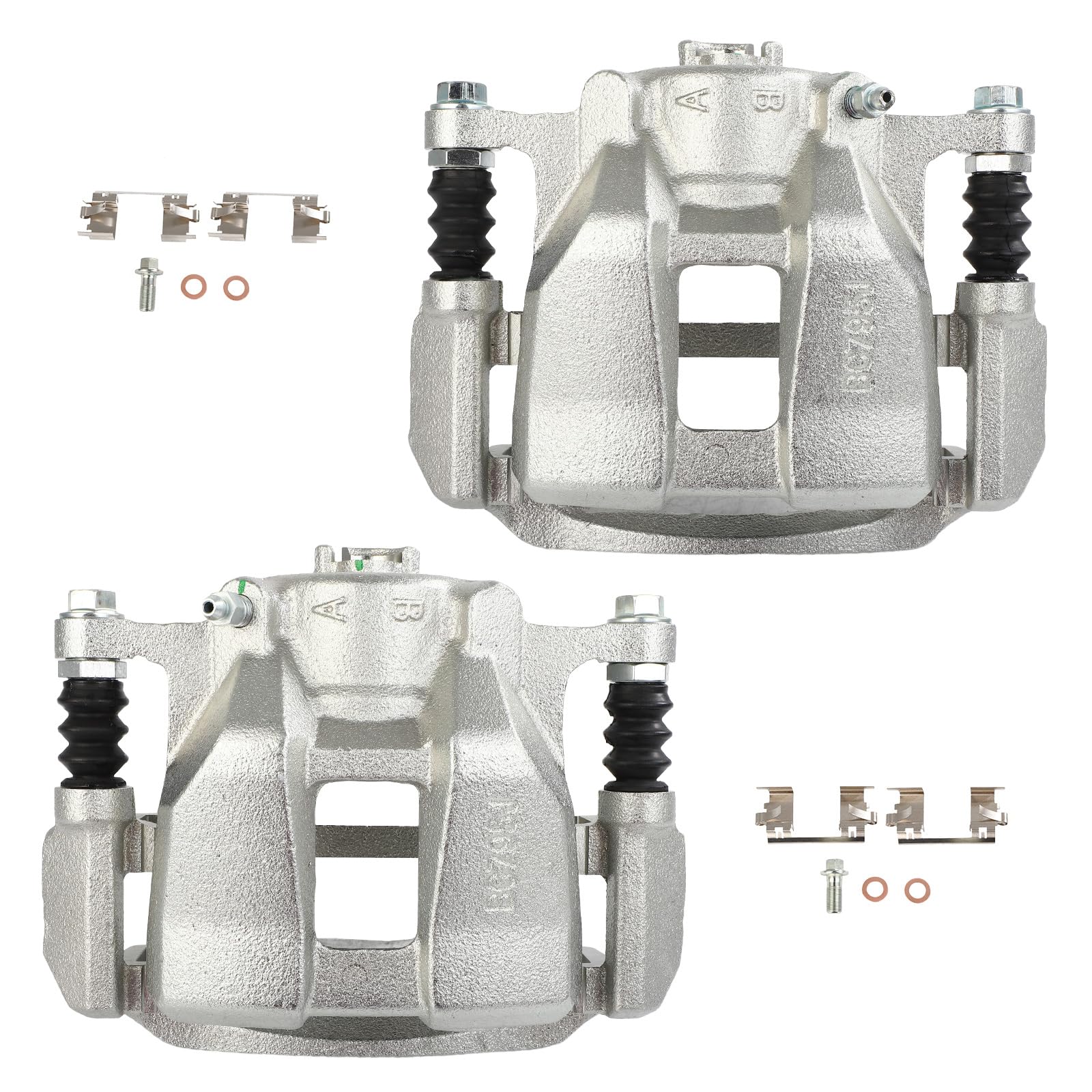 cciyu 19B7106 19B7107 Front Left & Right Brake Caliper with Bracket Fit For Honda For Accord 2013-2022,For Honda For HR-V 2016-2