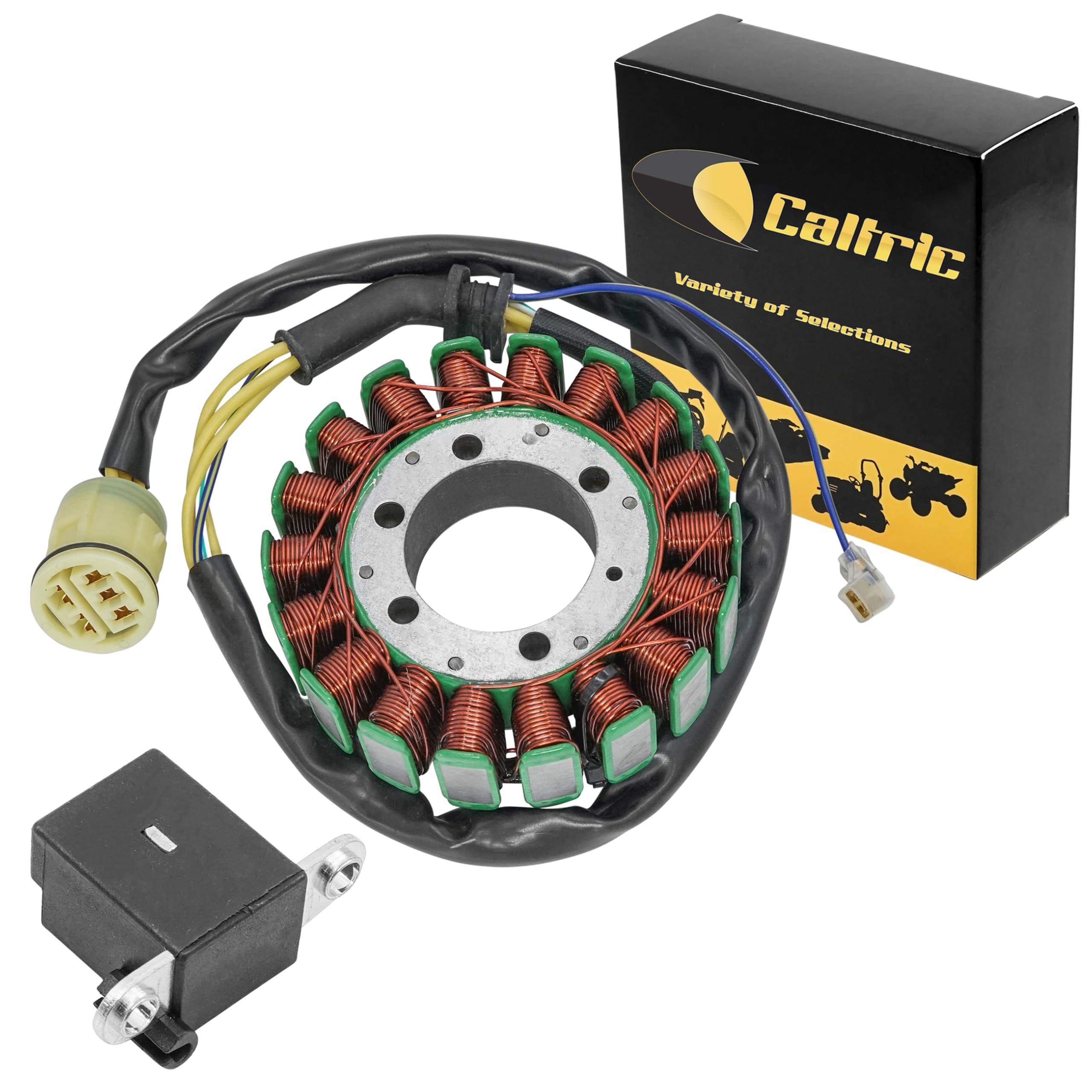 Caltric Stator and Pick Up Coil Compatible With Honda Trx500 Foreman Rubicon 500 2001-2014