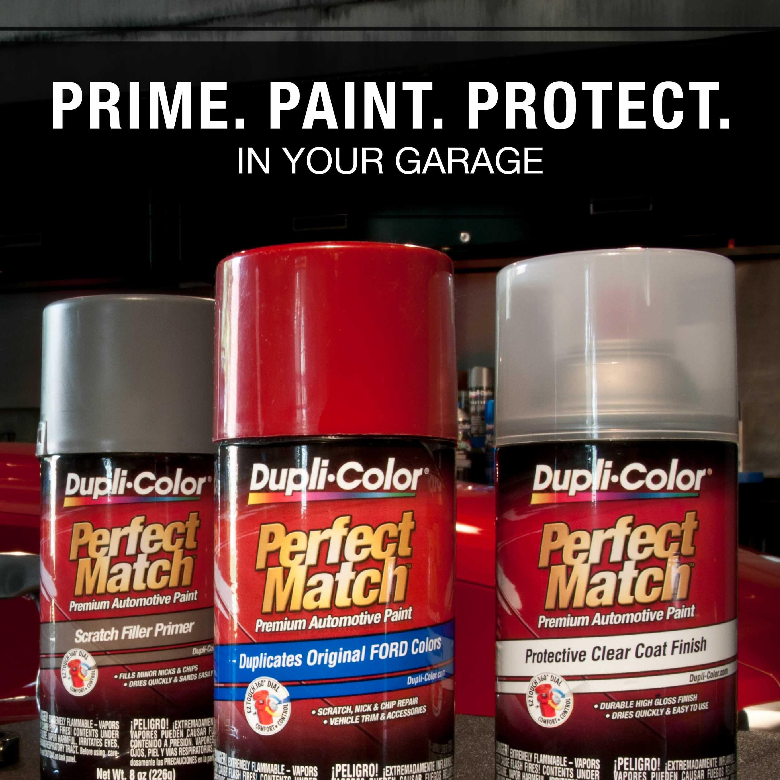 Dupli-Color Ebfm03417 Perfect Match Automotive Spray, Ford Silver Frost, Ts – 8 Oz. Aerosol Can