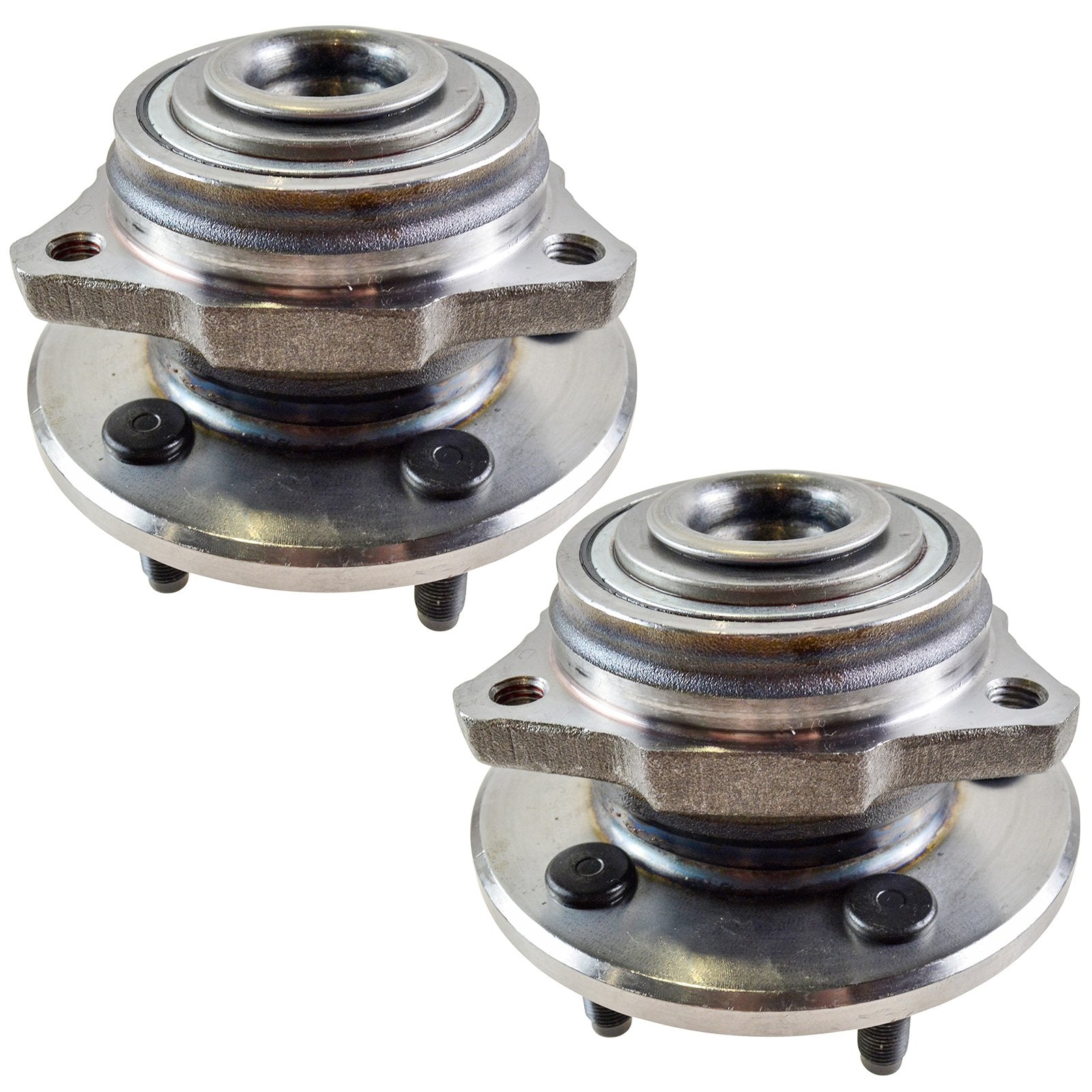 Trq Front Wheel Hub Bearings Assembly Set Compatible With 2002-2005 Jeep Liberty