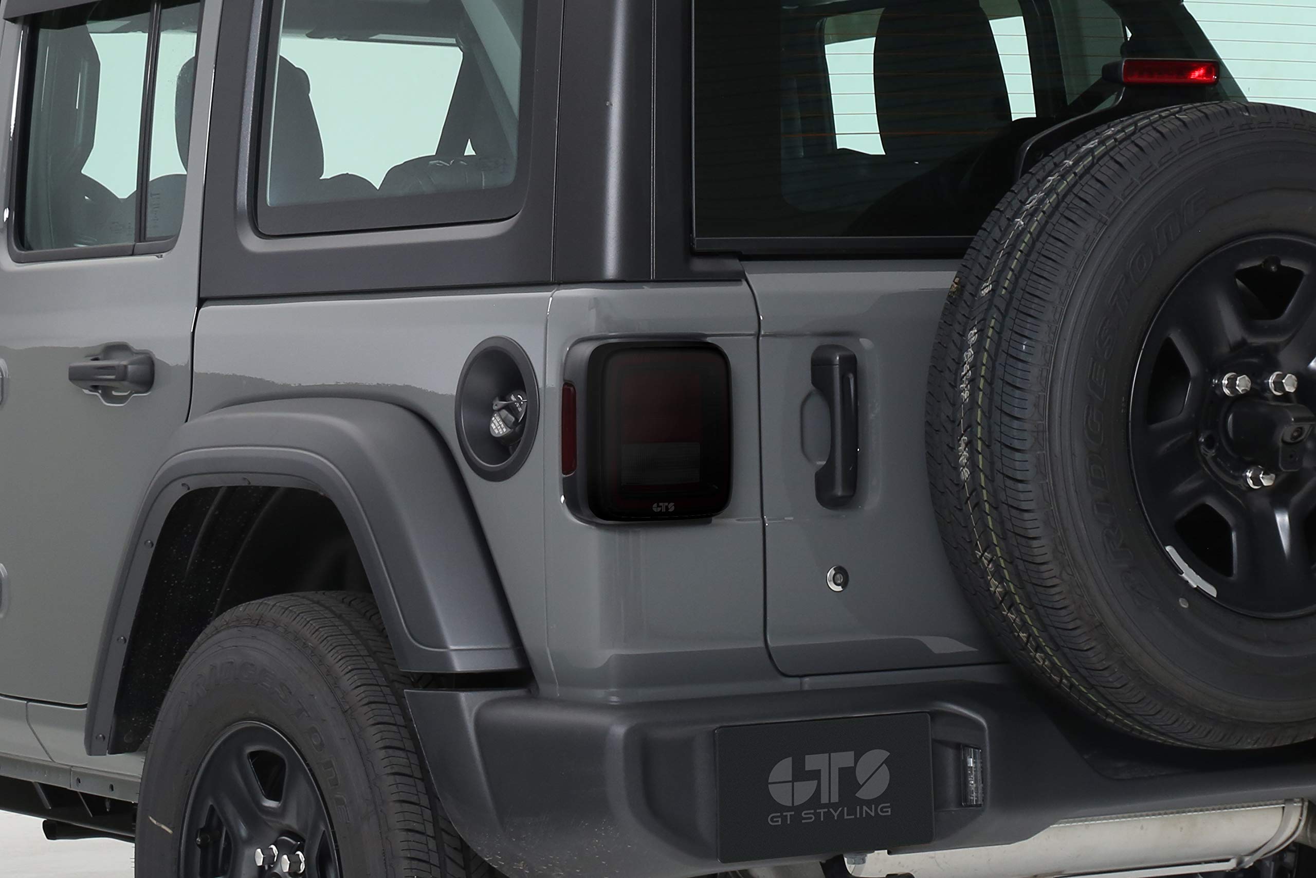 Gt Styling Gt4645X Carbon Fiber Taillight Covers Fits 18-20 Wrangler Jl/Jlu W Led Option