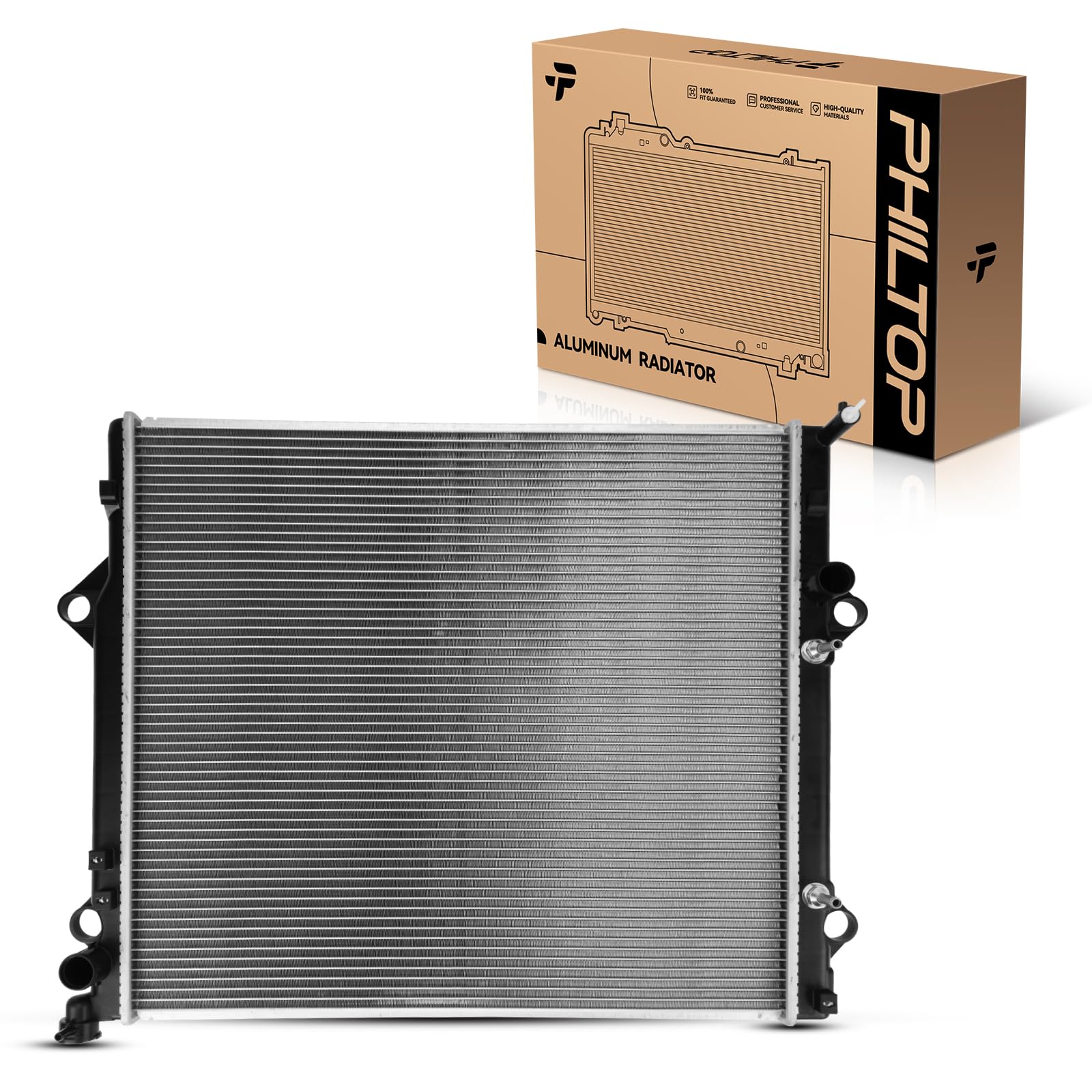 PHILTOP Radiators Car for 2003-2009 4Runner 4.0L, 2007-2014 FJ Cruiser CU2580