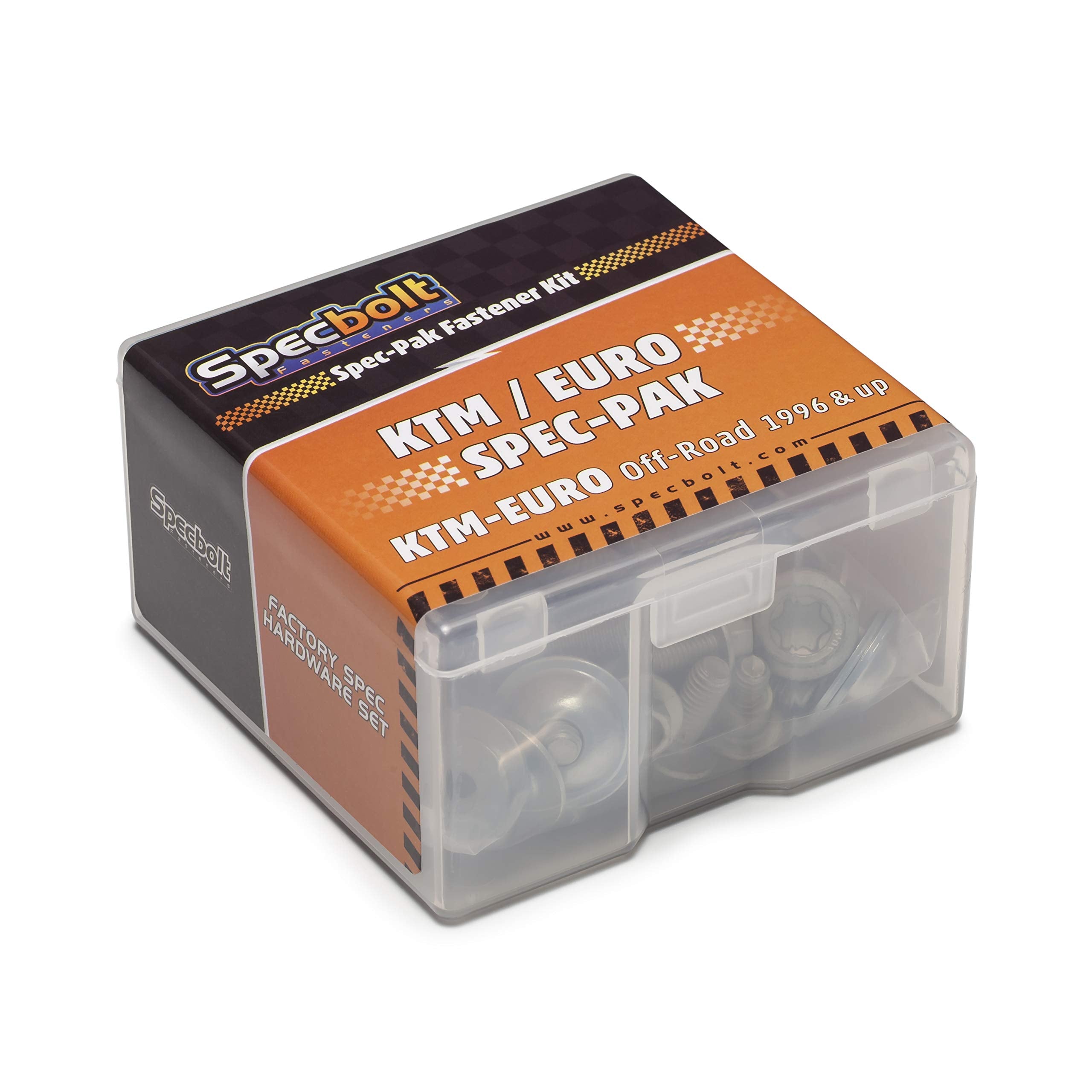 Specbolt Fasteners Euro Spec-Pak Fits: KTM- Husqvarna SX EX XC EXC 65 85 125 250 300 350 450 (1996 - Current) Model Series Facto